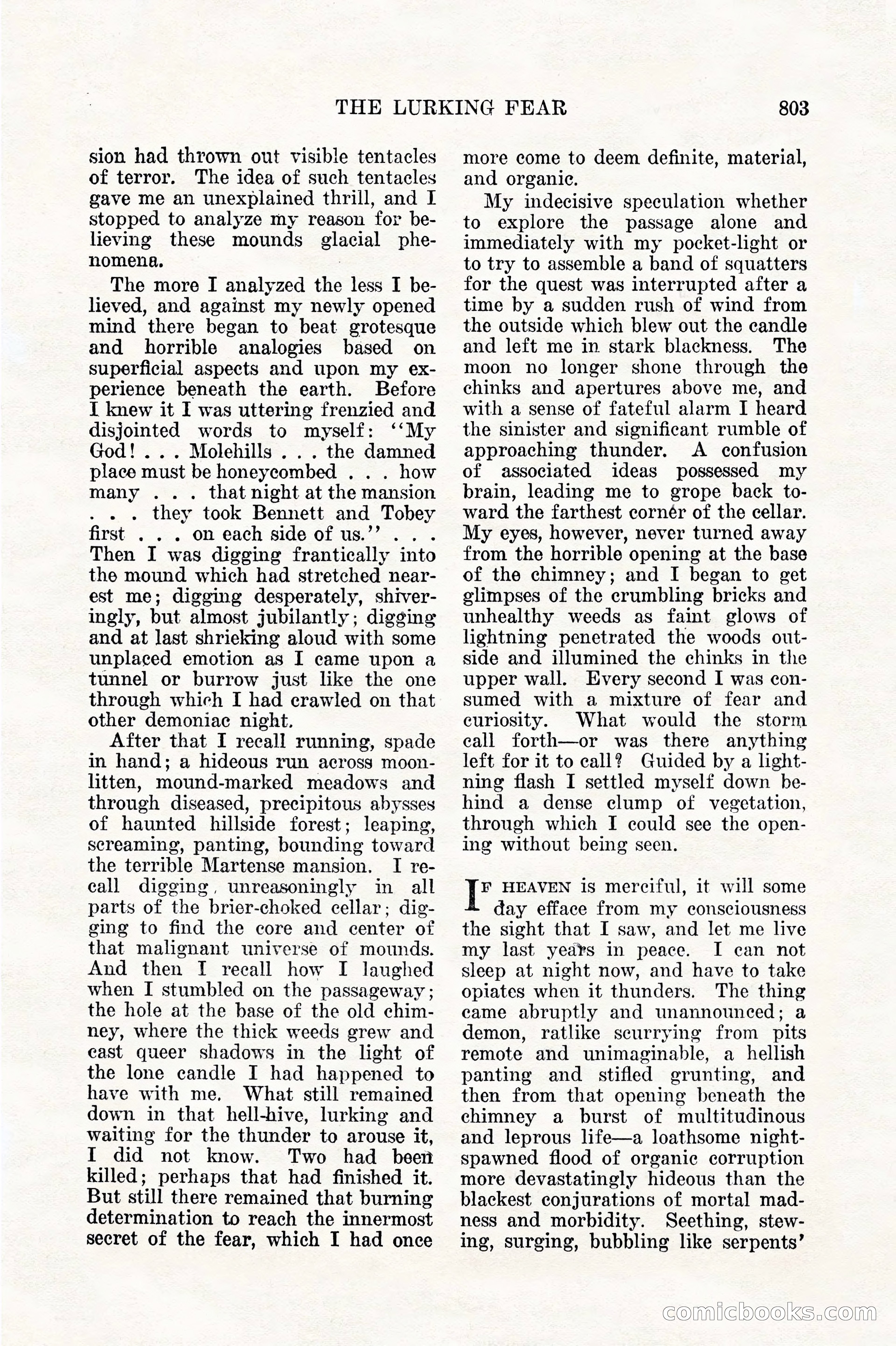 Weird Tales, Vol. 11, No. 6 — page 85 of 148