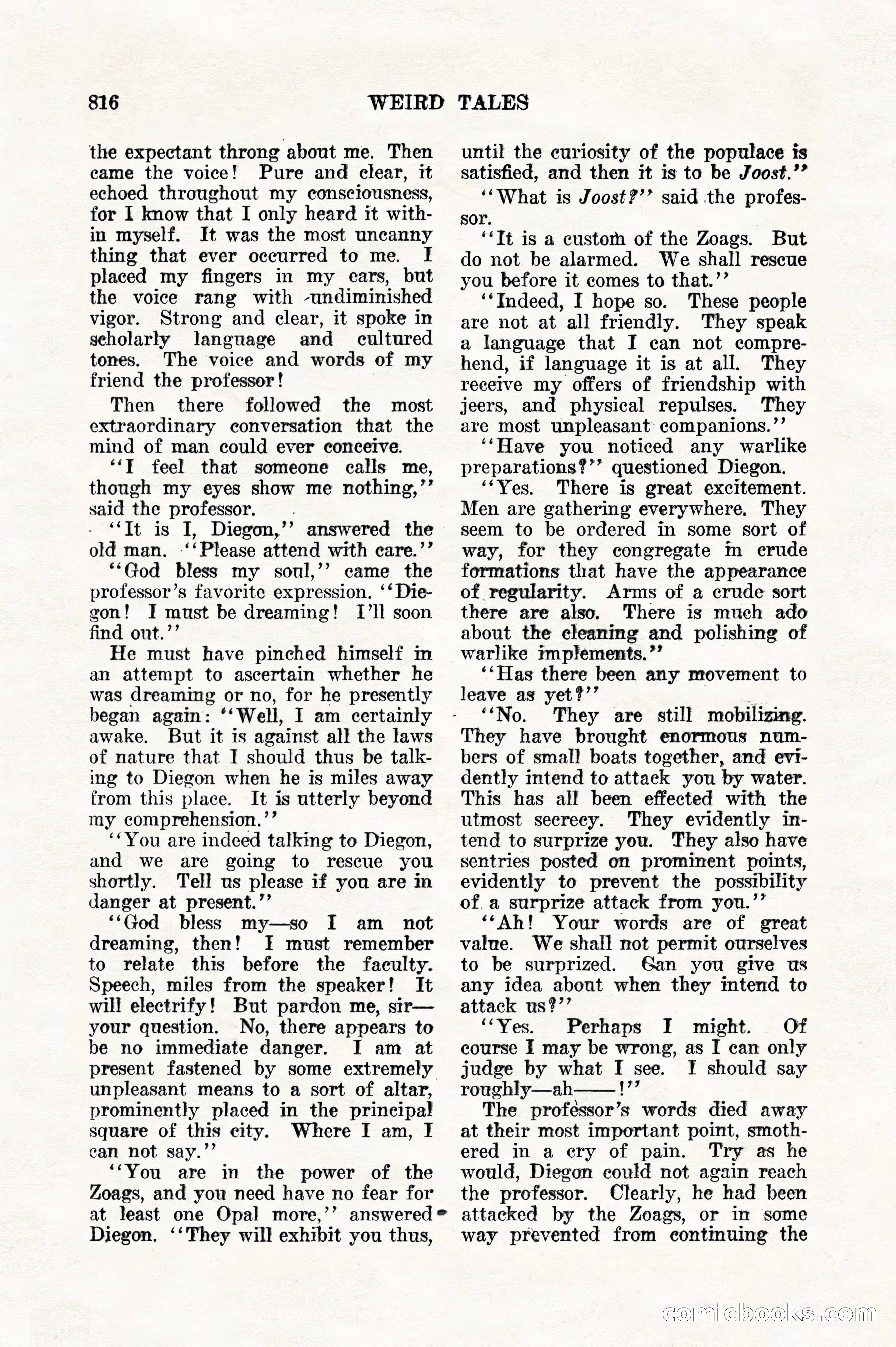 Weird Tales, Vol. 11, No. 6 — page 98 of 148