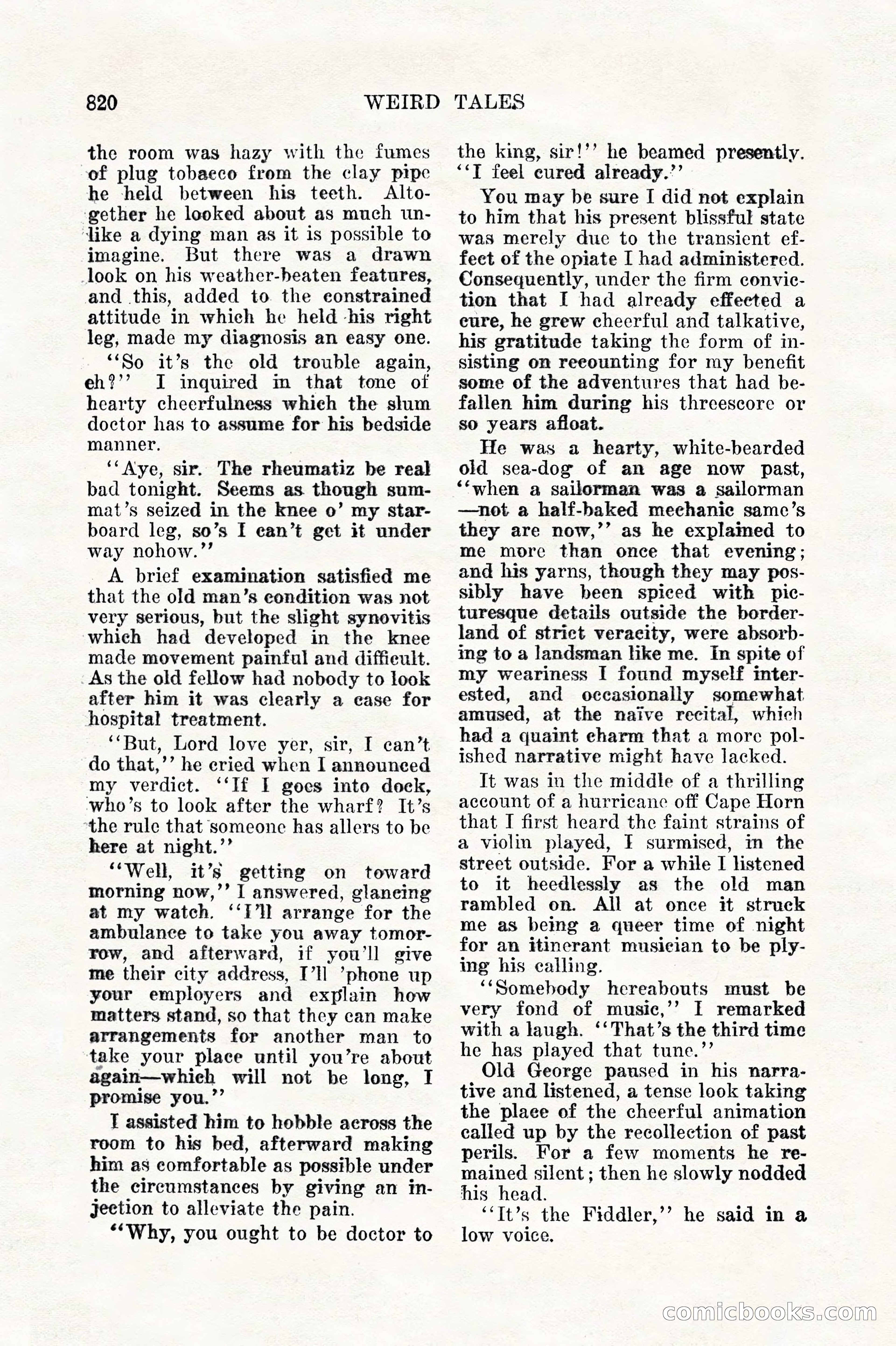 Weird Tales, Vol. 11, No. 6 — page 102 of 148