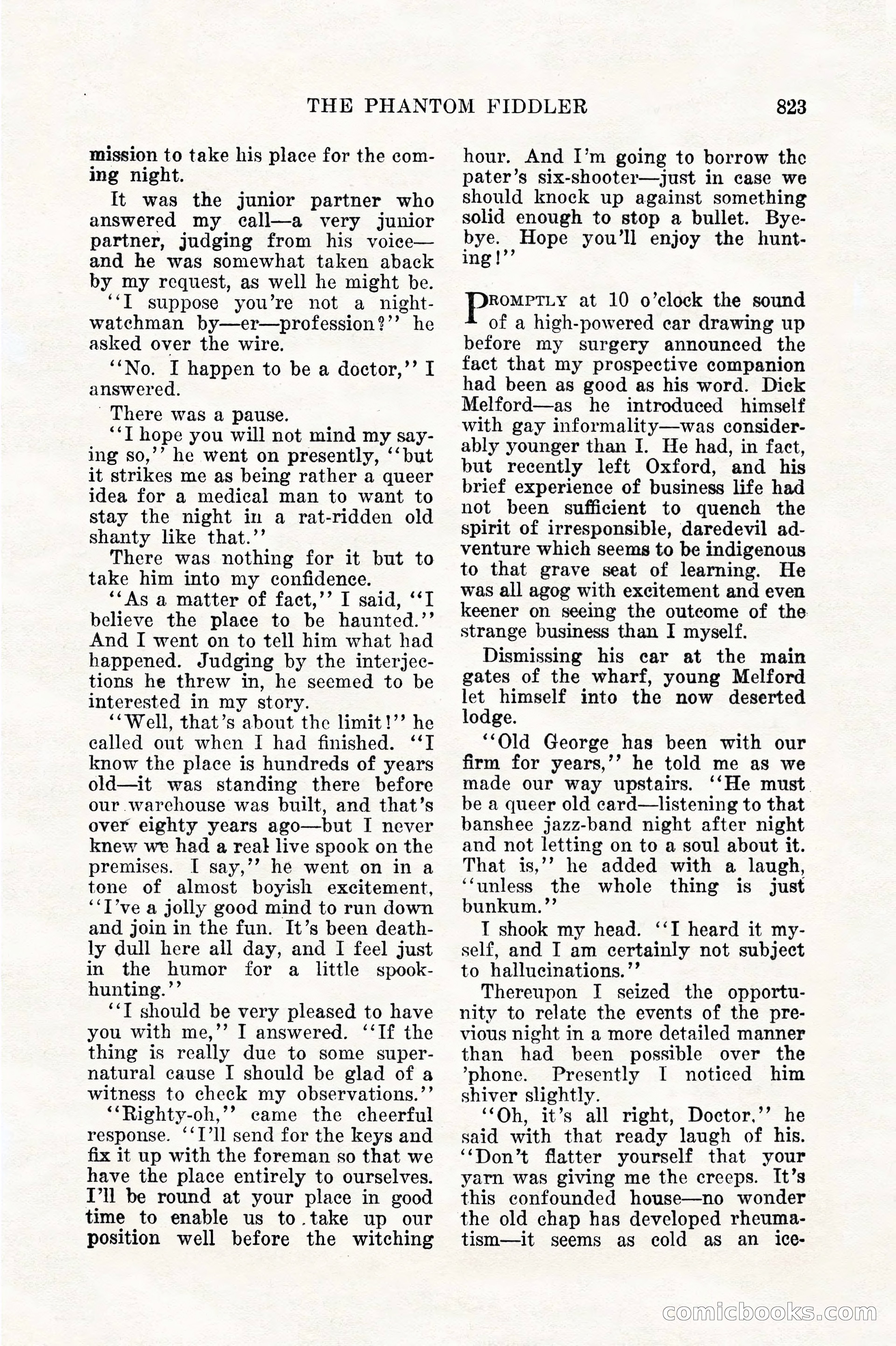 Weird Tales, Vol. 11, No. 6 — page 105 of 148