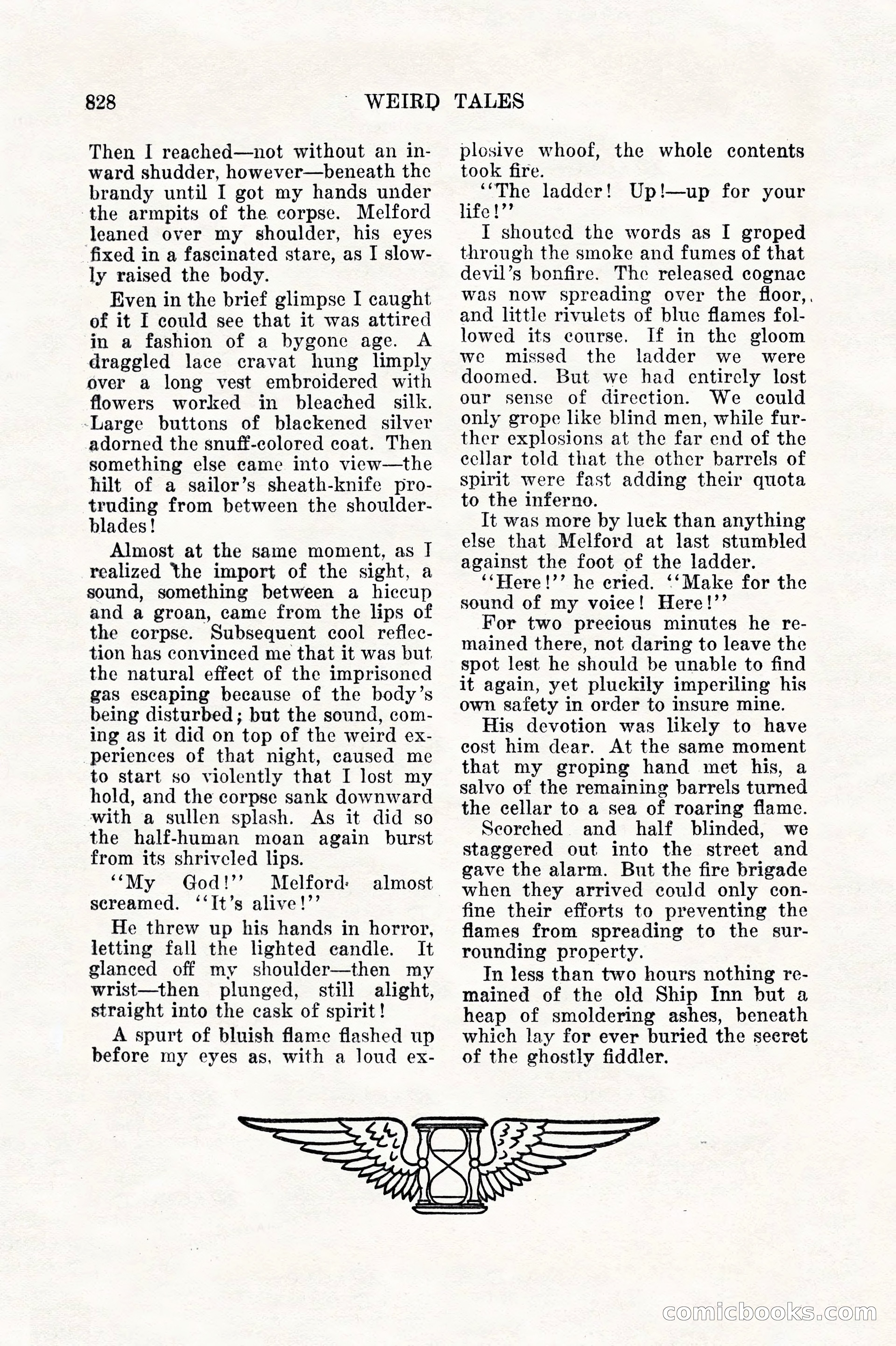 Weird Tales, Vol. 11, No. 6 — page 110 of 148