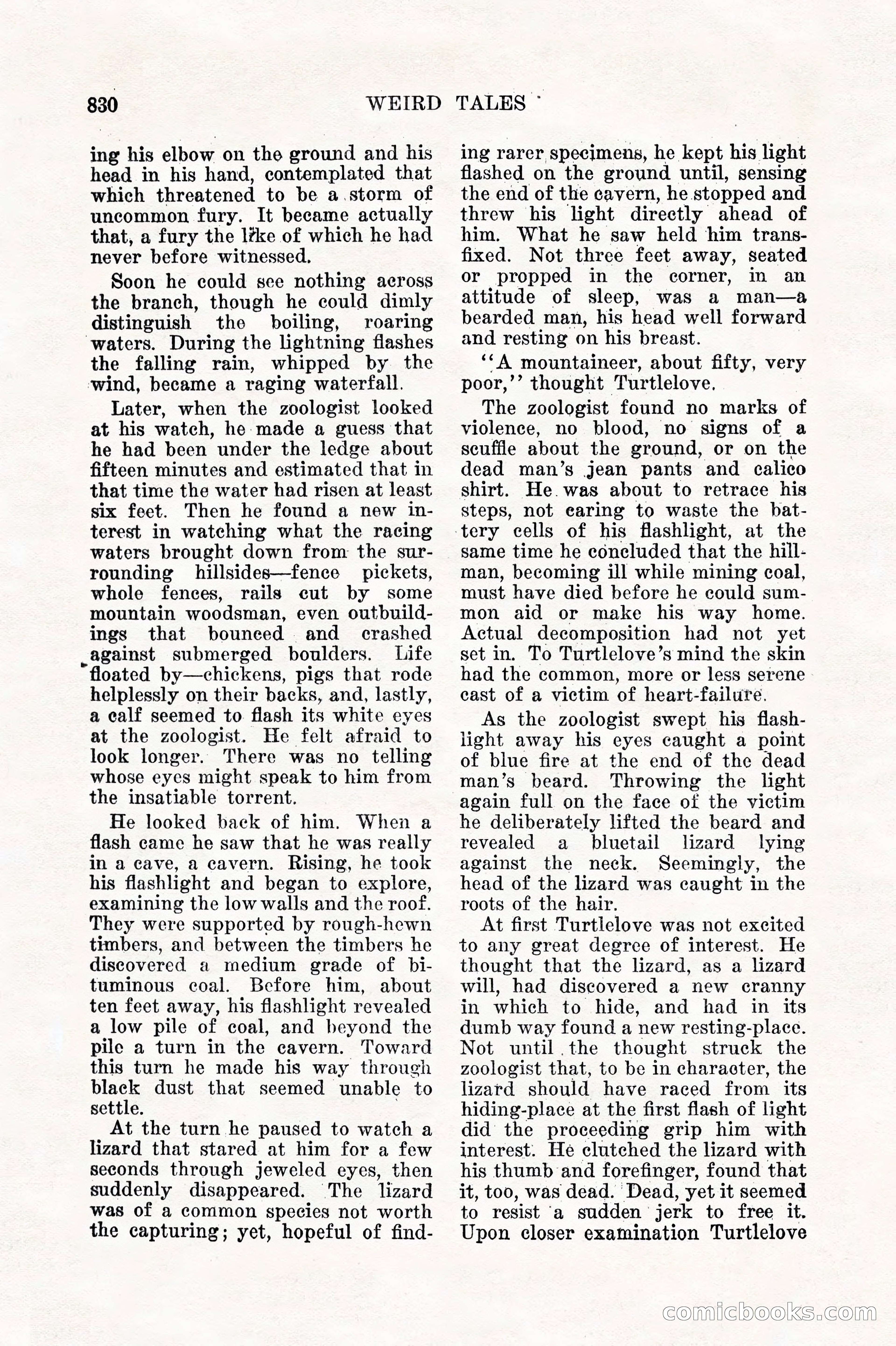 Weird Tales, Vol. 11, No. 6 — page 112 of 148
