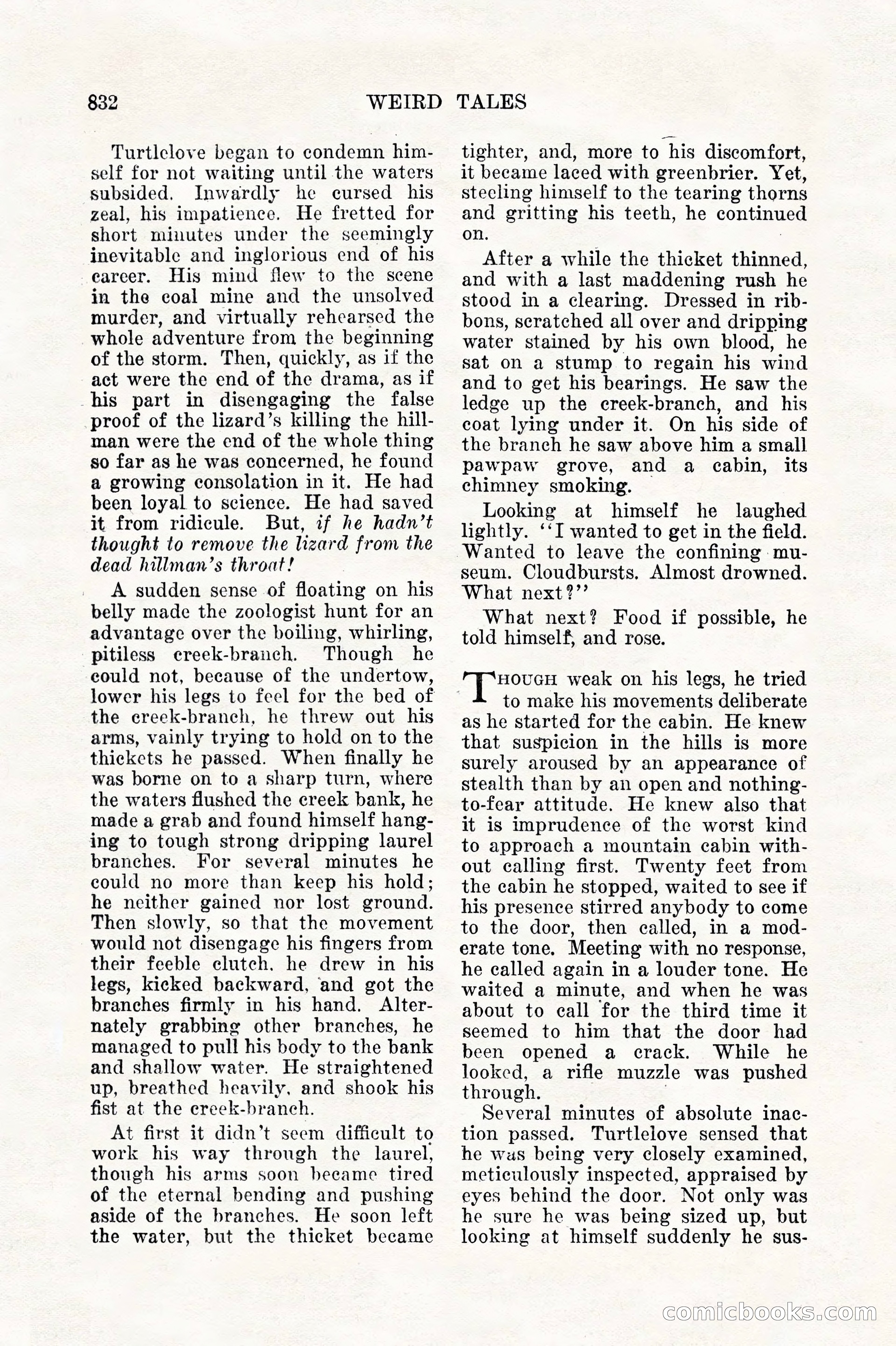 Weird Tales, Vol. 11, No. 6 — page 114 of 148