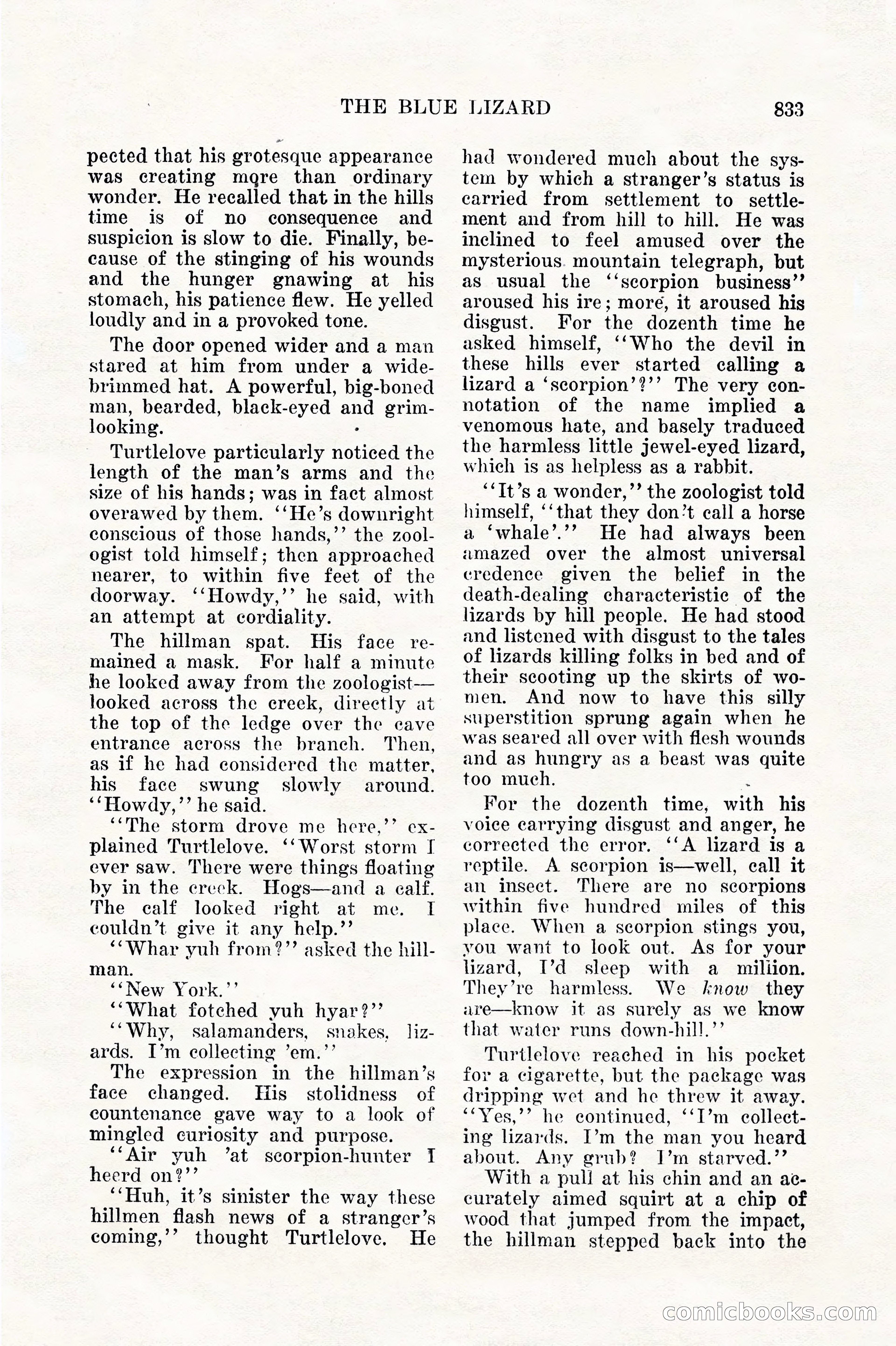 Weird Tales, Vol. 11, No. 6 — page 115 of 148
