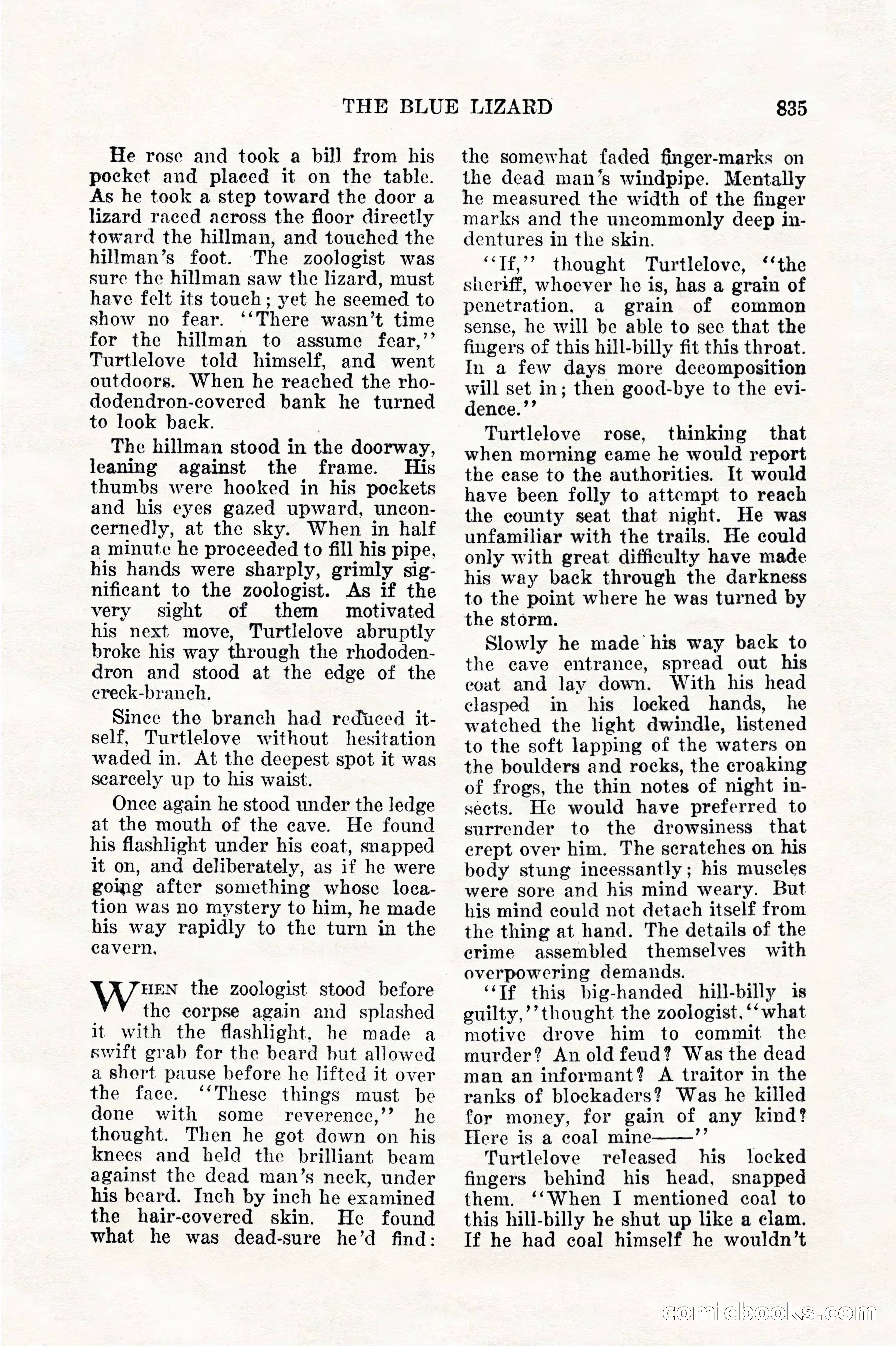 Weird Tales, Vol. 11, No. 6 — page 117 of 148