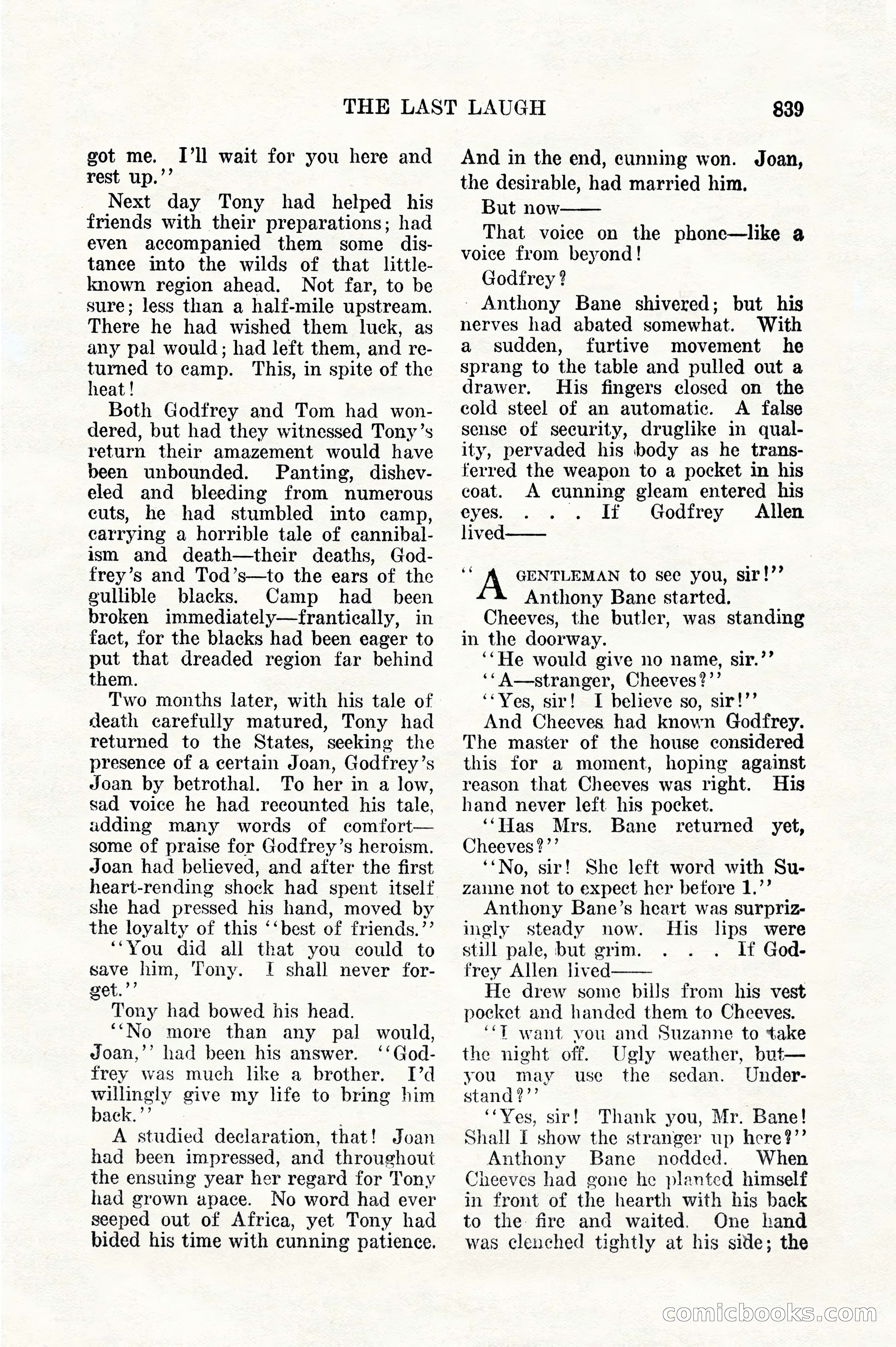 Weird Tales, Vol. 11, No. 6 — page 121 of 148