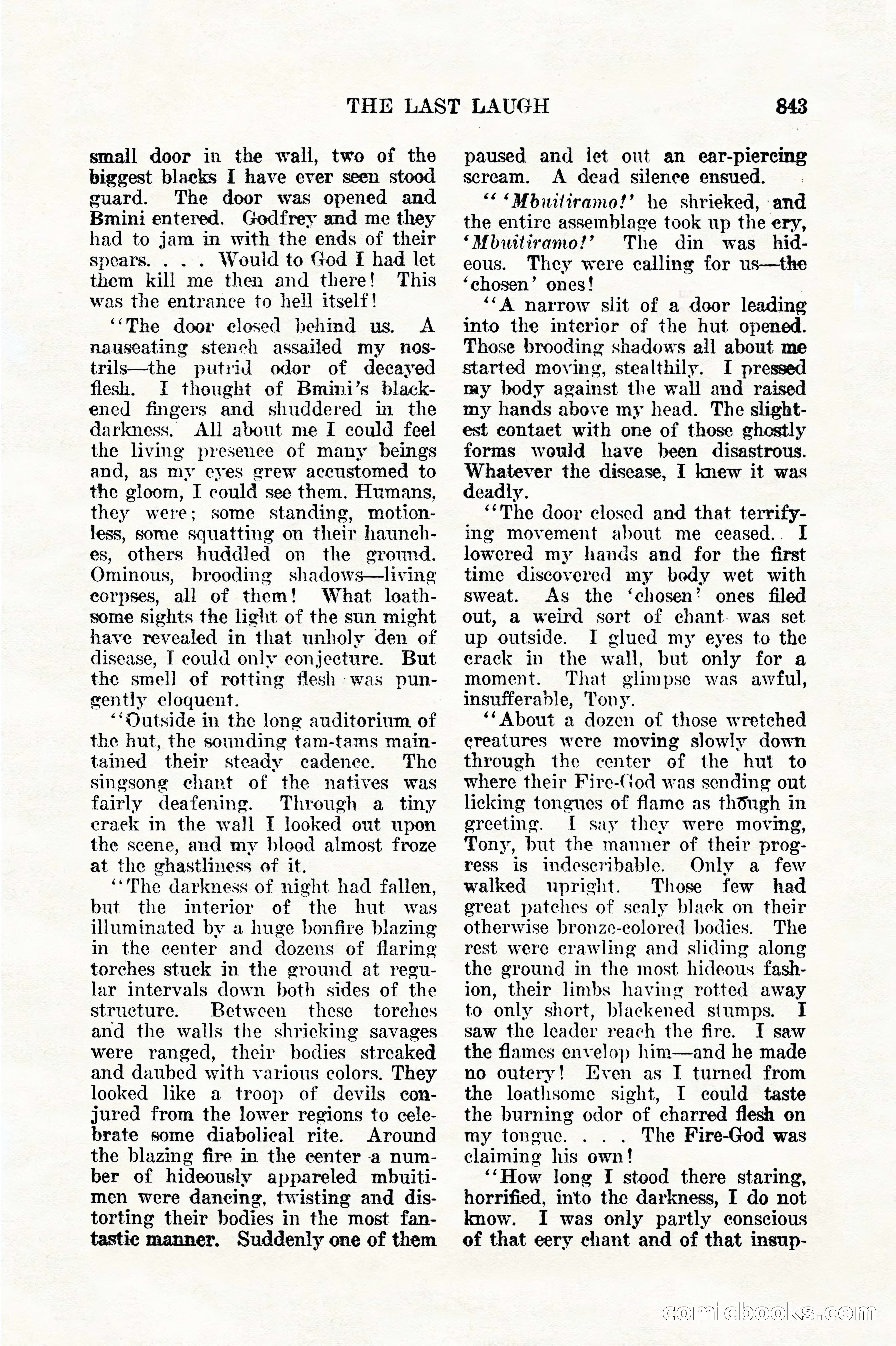 Weird Tales, Vol. 11, No. 6 — page 125 of 148