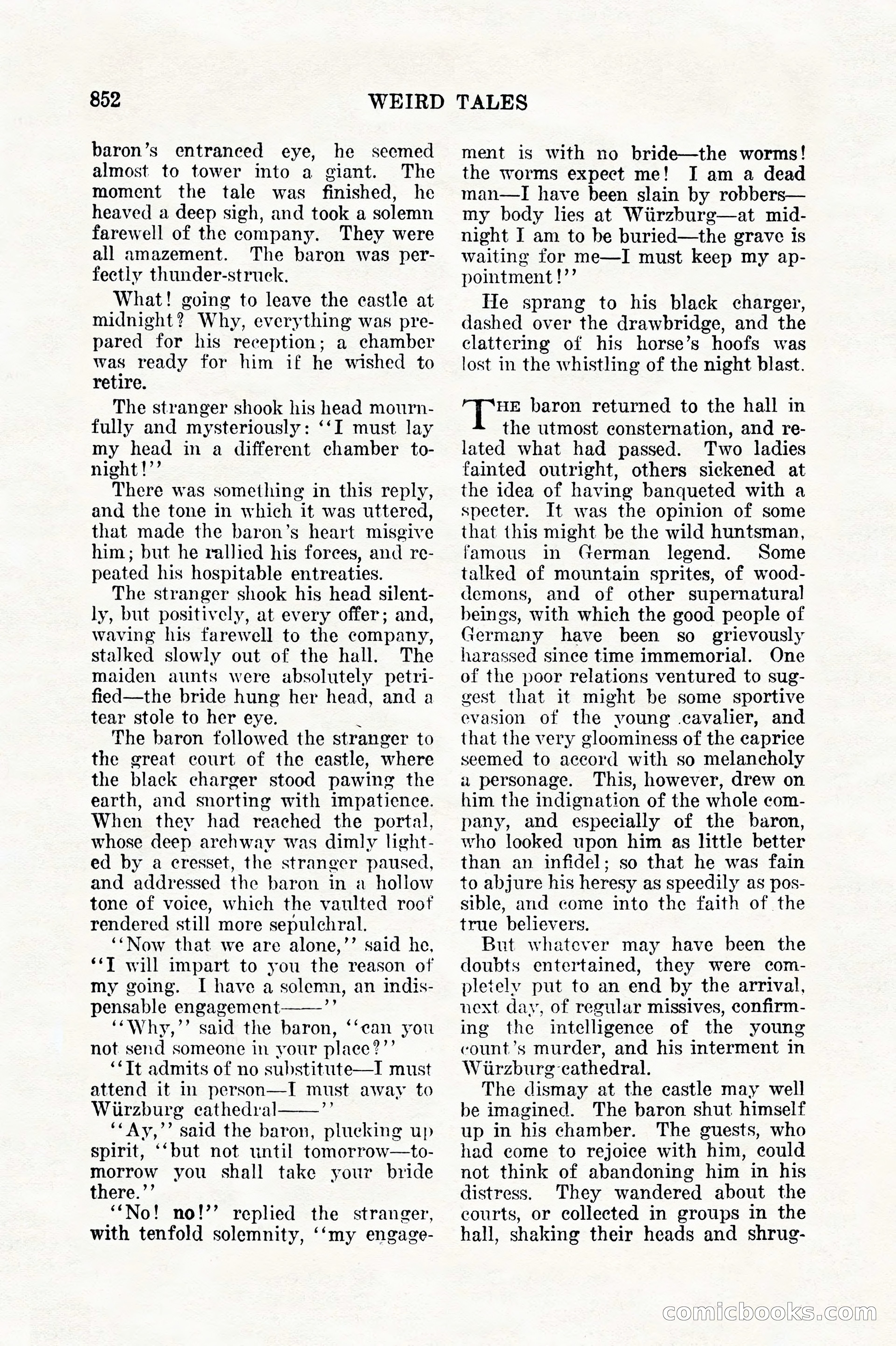 Weird Tales, Vol. 11, No. 6 — page 134 of 148