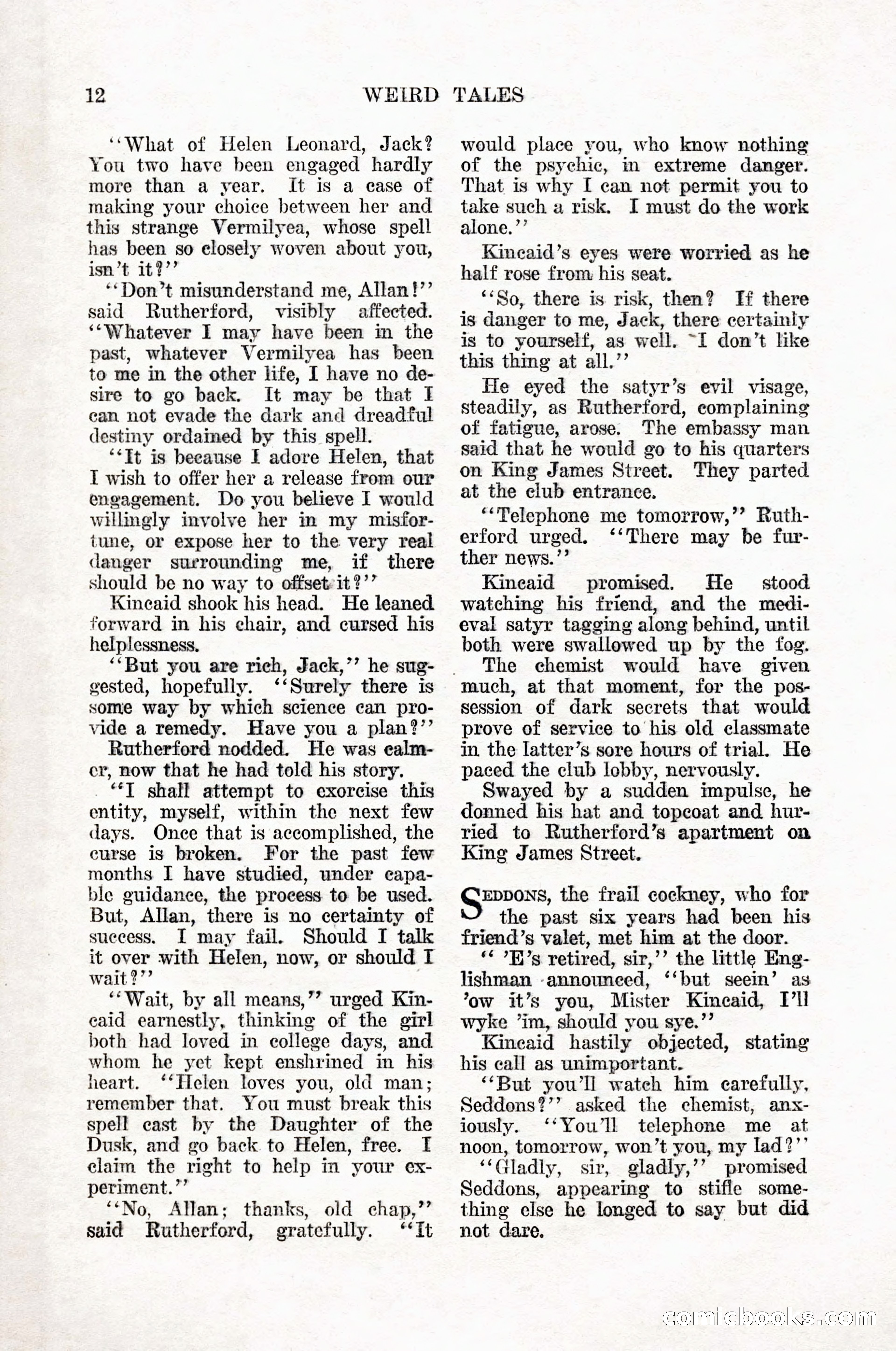 Weird Tales, Vol. 12, No. 1 — page 14 of 148