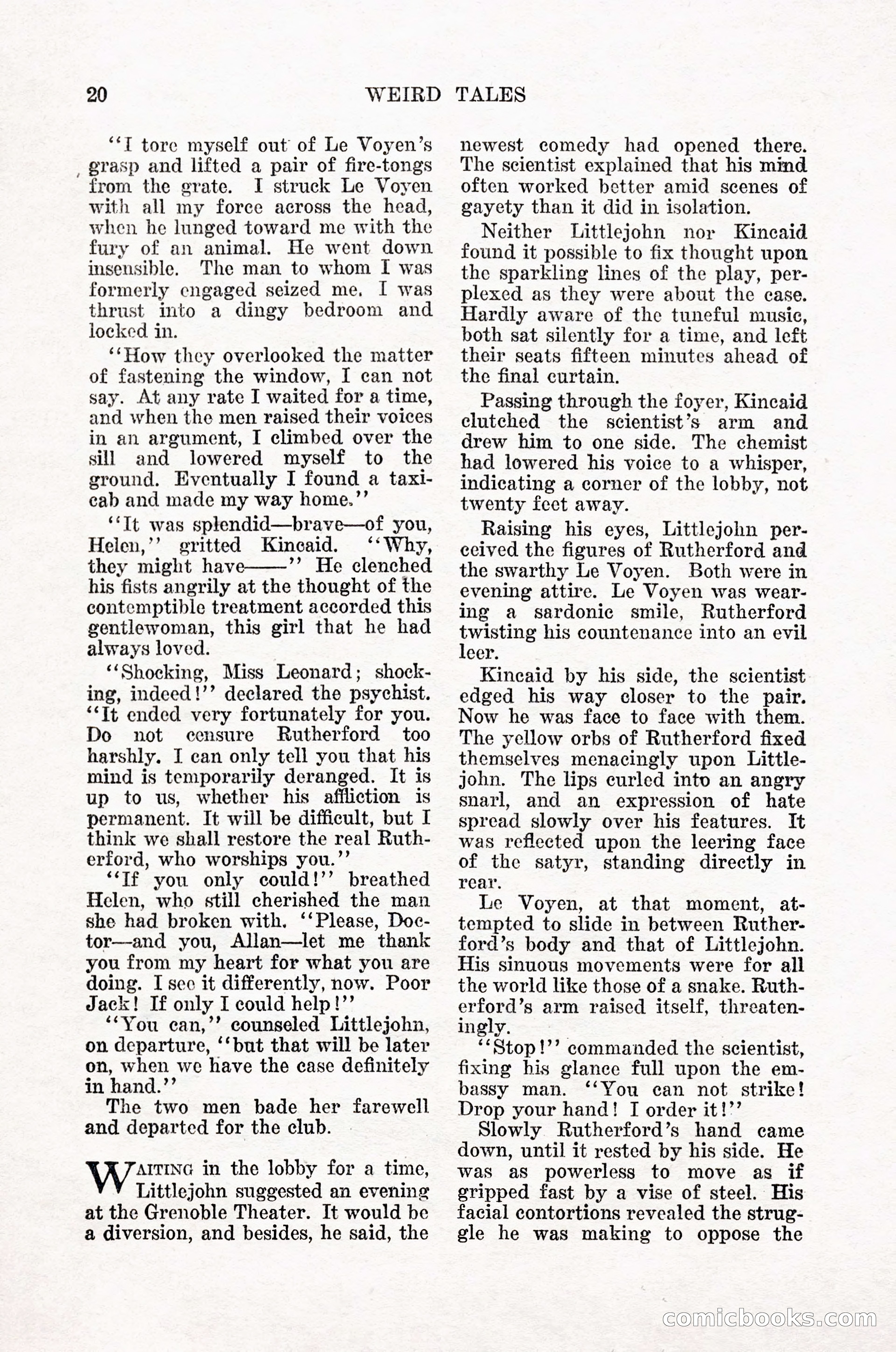 Weird Tales, Vol. 12, No. 1 — page 22 of 148