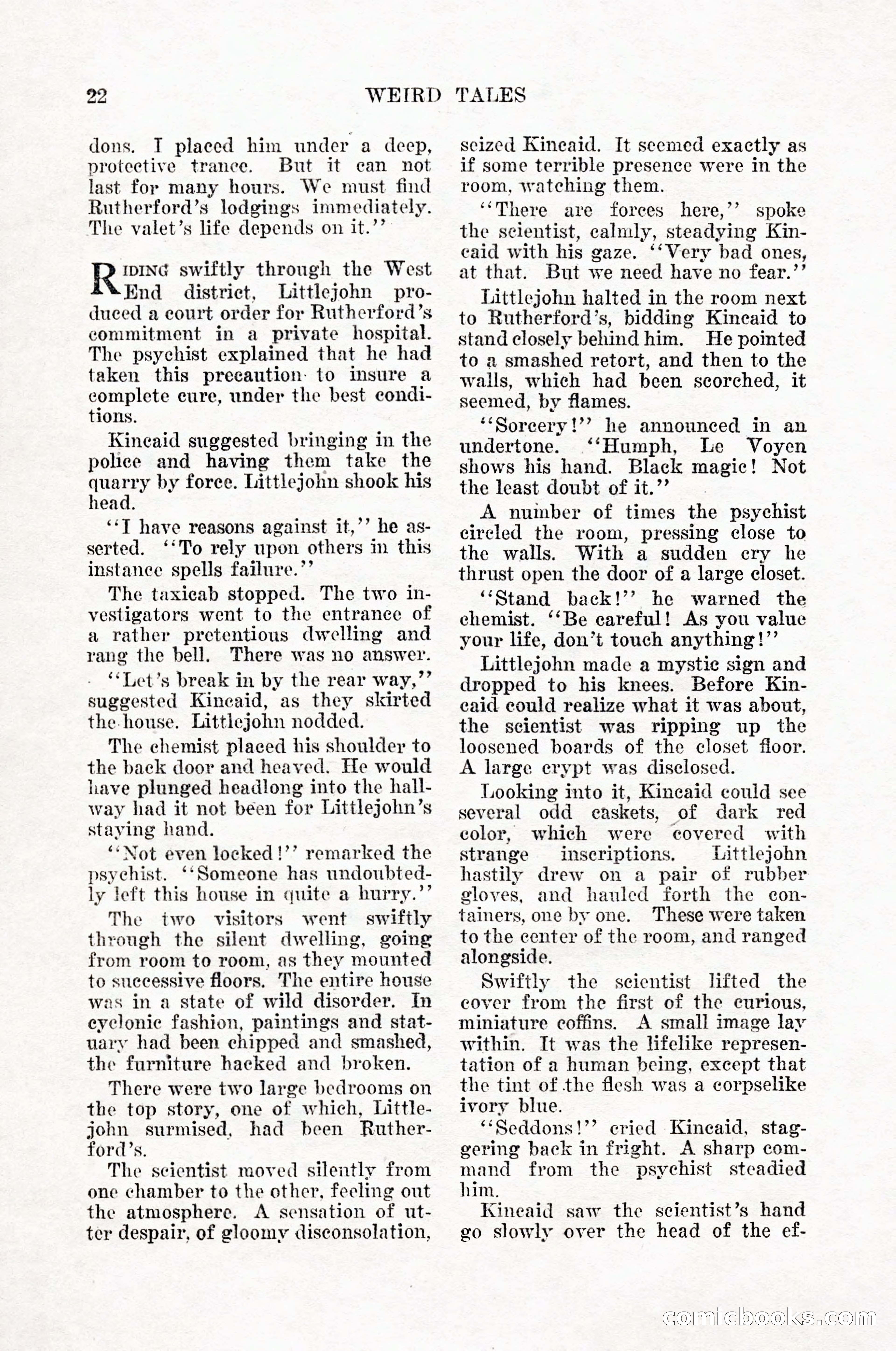 Weird Tales, Vol. 12, No. 1 — page 24 of 148