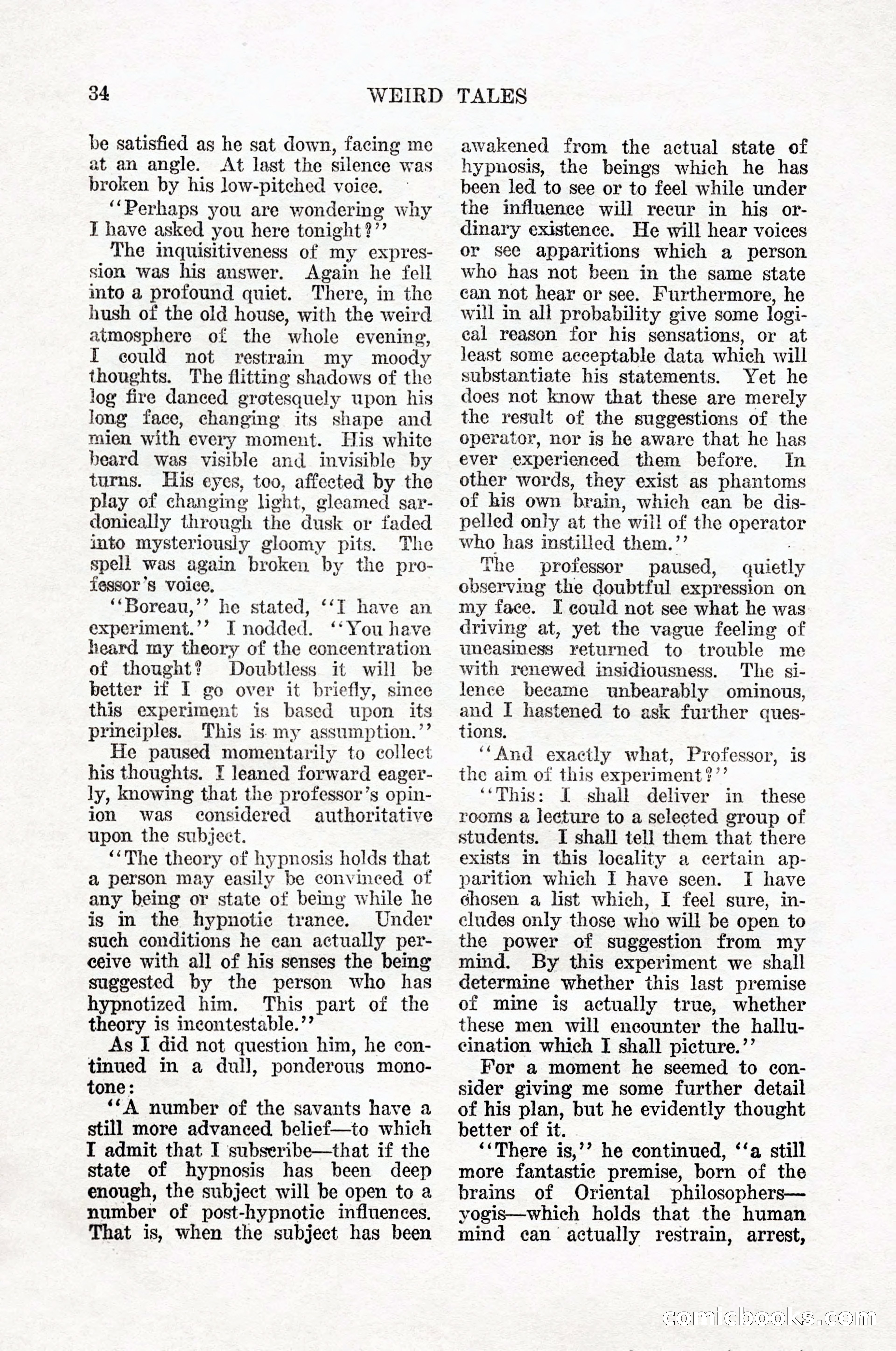 Weird Tales, Vol. 12, No. 1 — page 36 of 148