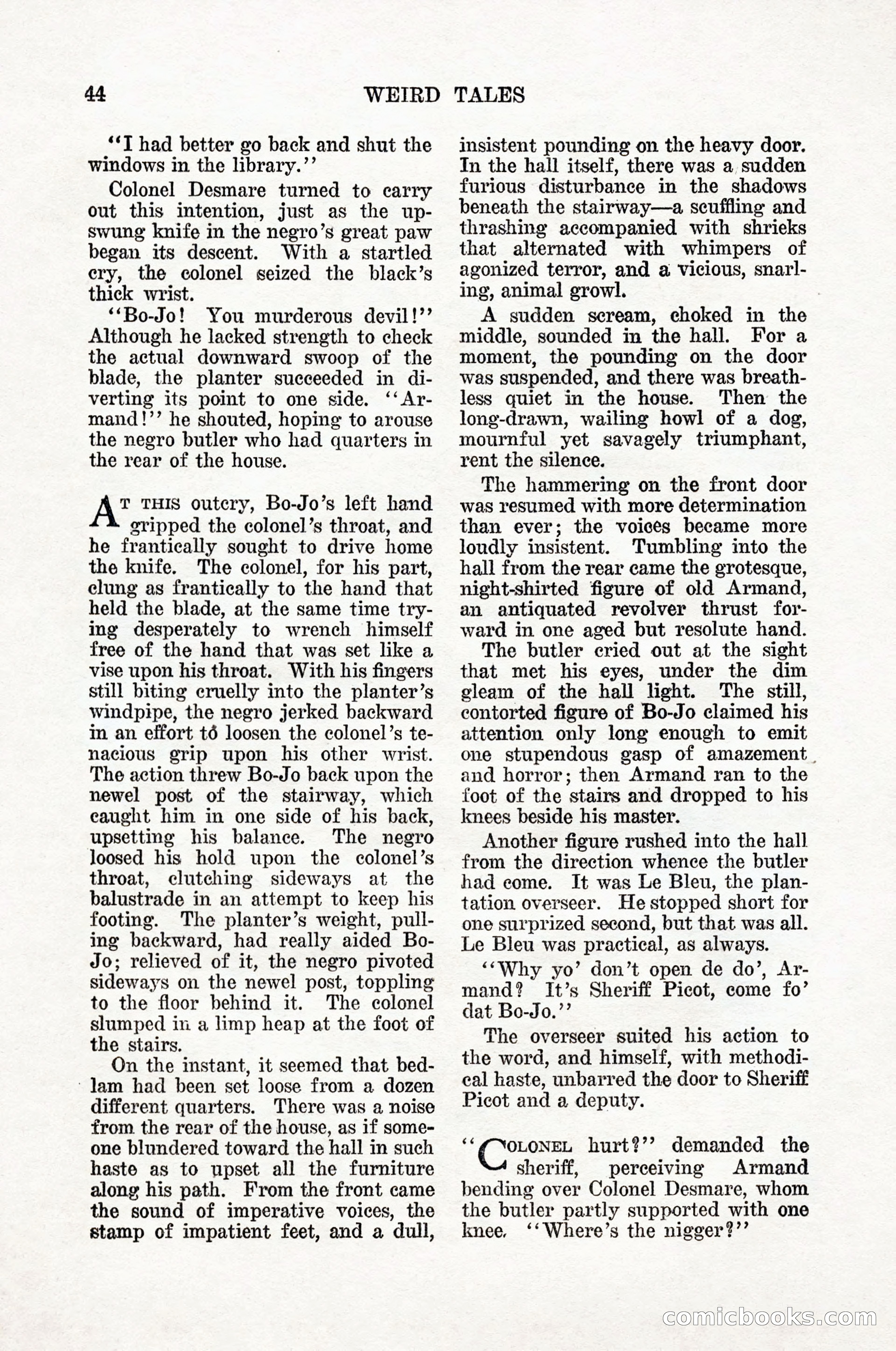 Weird Tales, Vol. 12, No. 1 — page 46 of 148