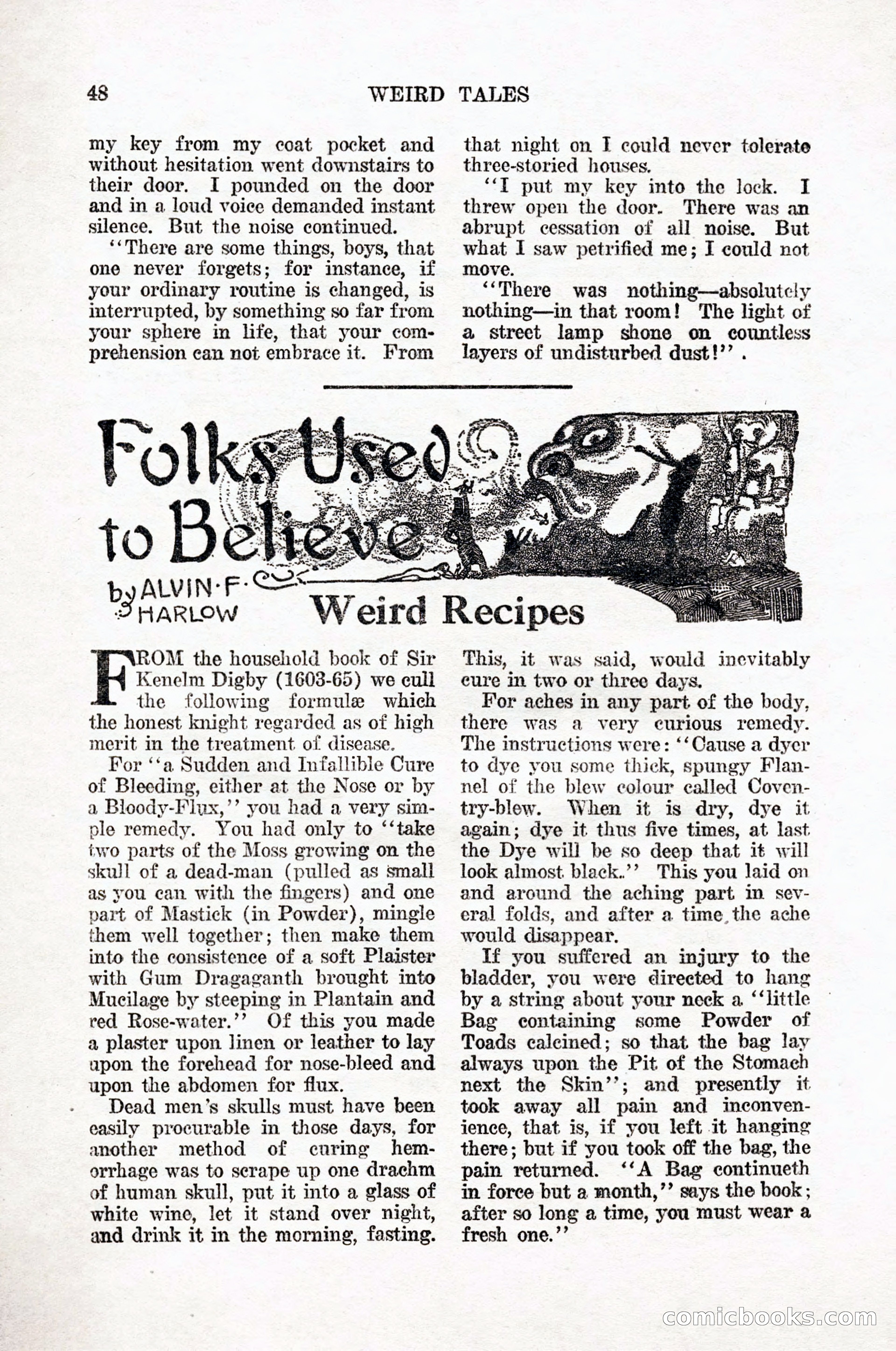 Weird Tales, Vol. 12, No. 1 — page 50 of 148