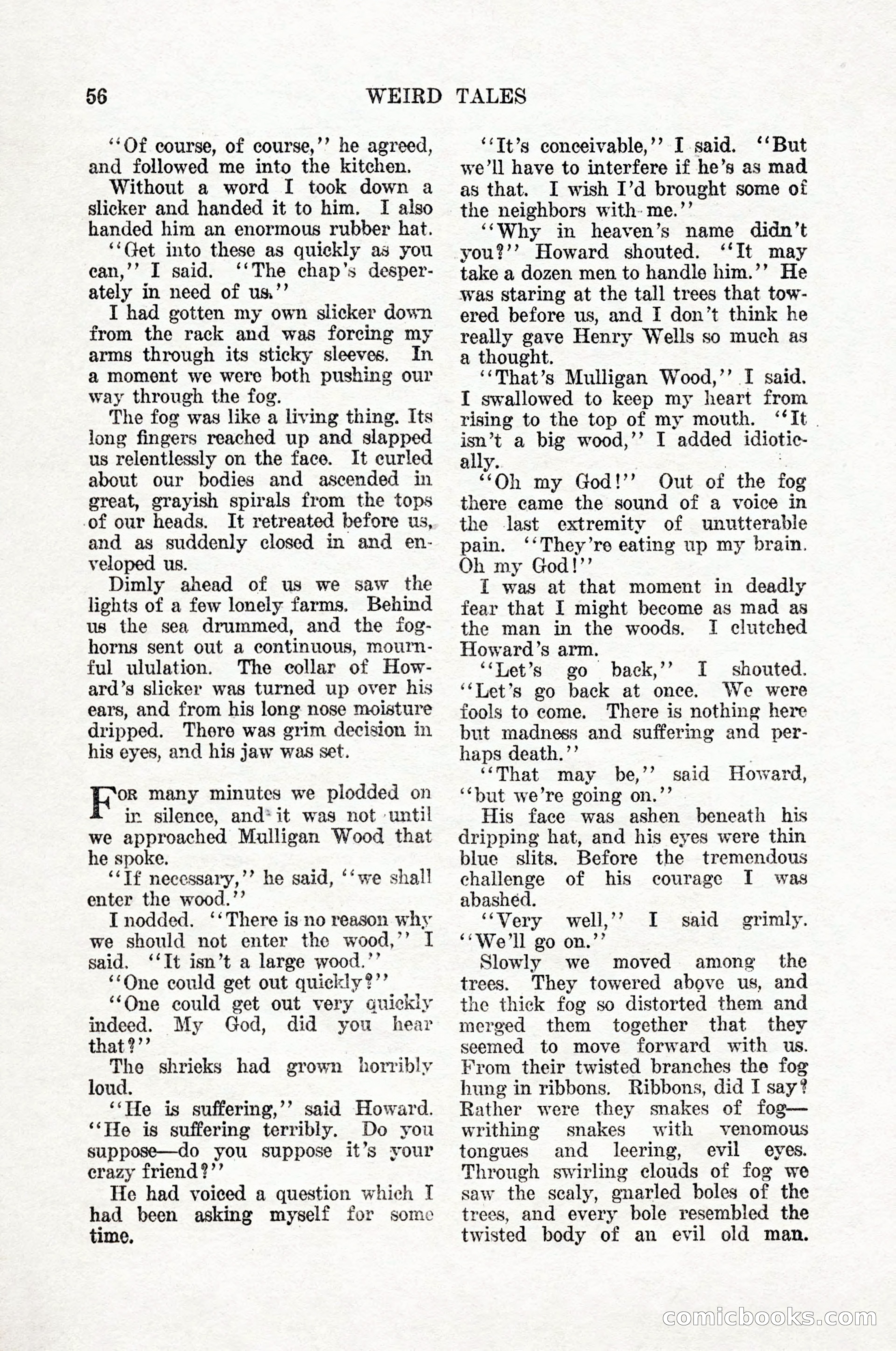 Weird Tales, Vol. 12, No. 1 — page 58 of 148