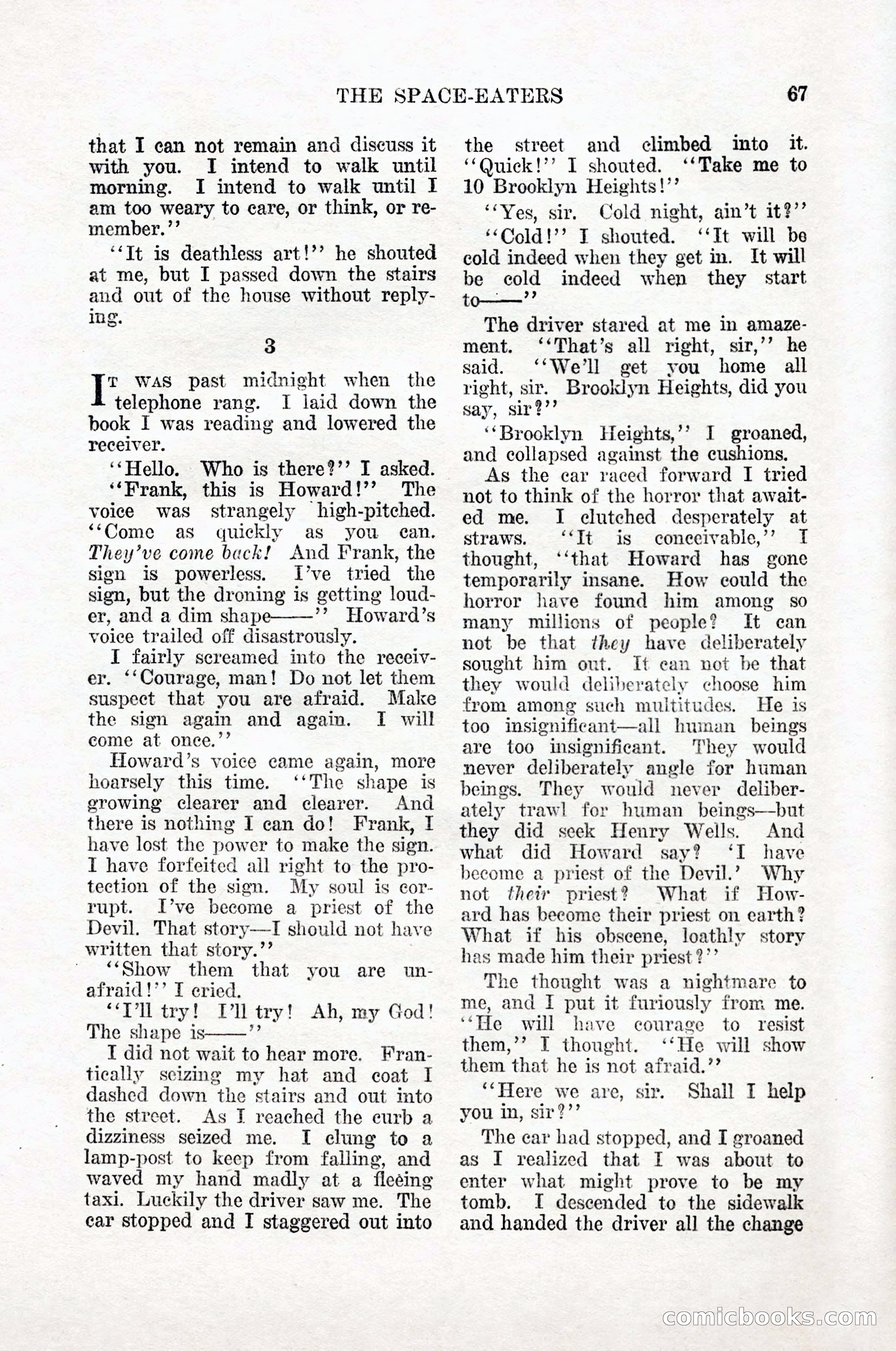 Weird Tales, Vol. 12, No. 1 — page 69 of 148