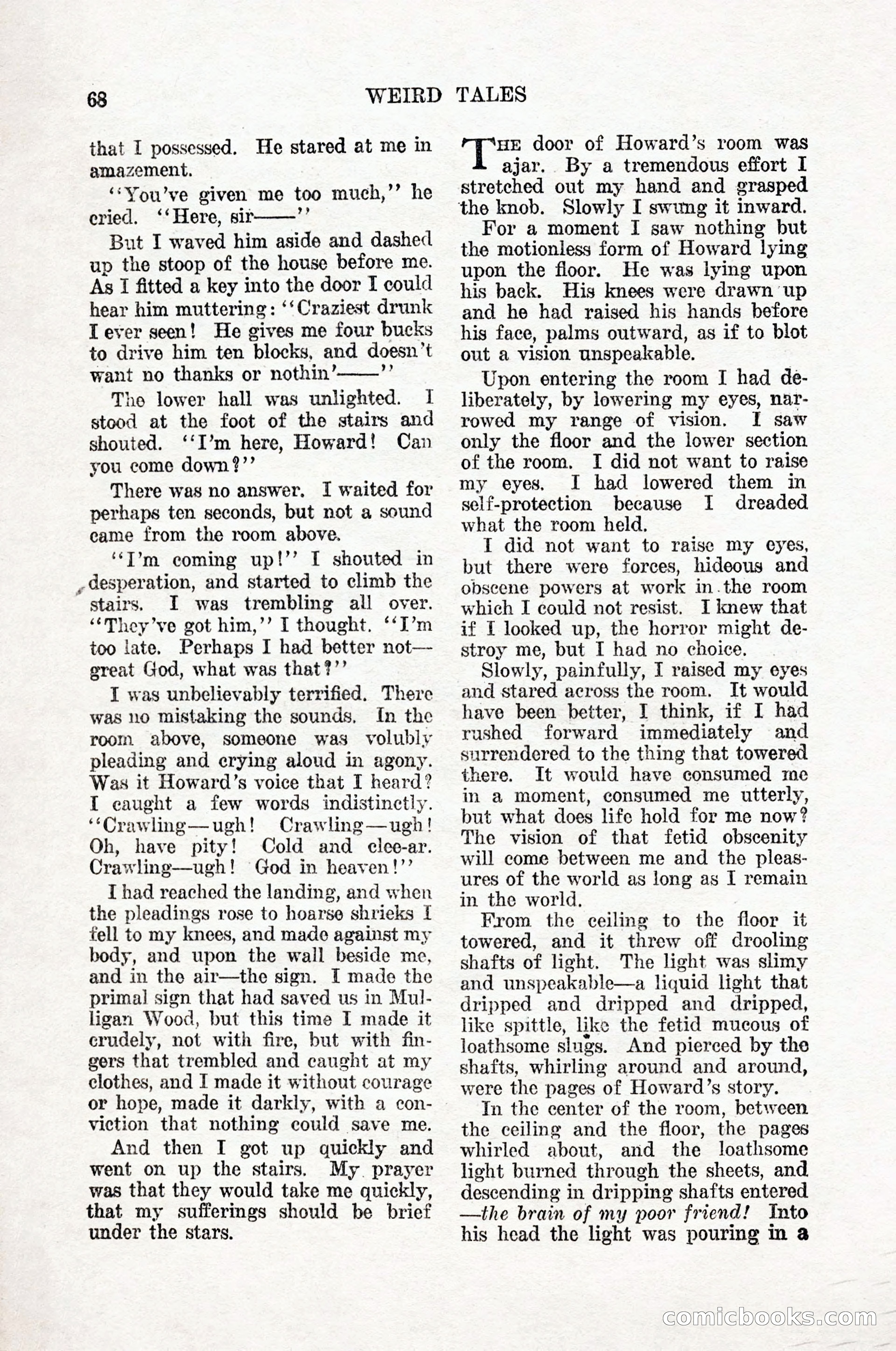 Weird Tales, Vol. 12, No. 1 — page 70 of 148