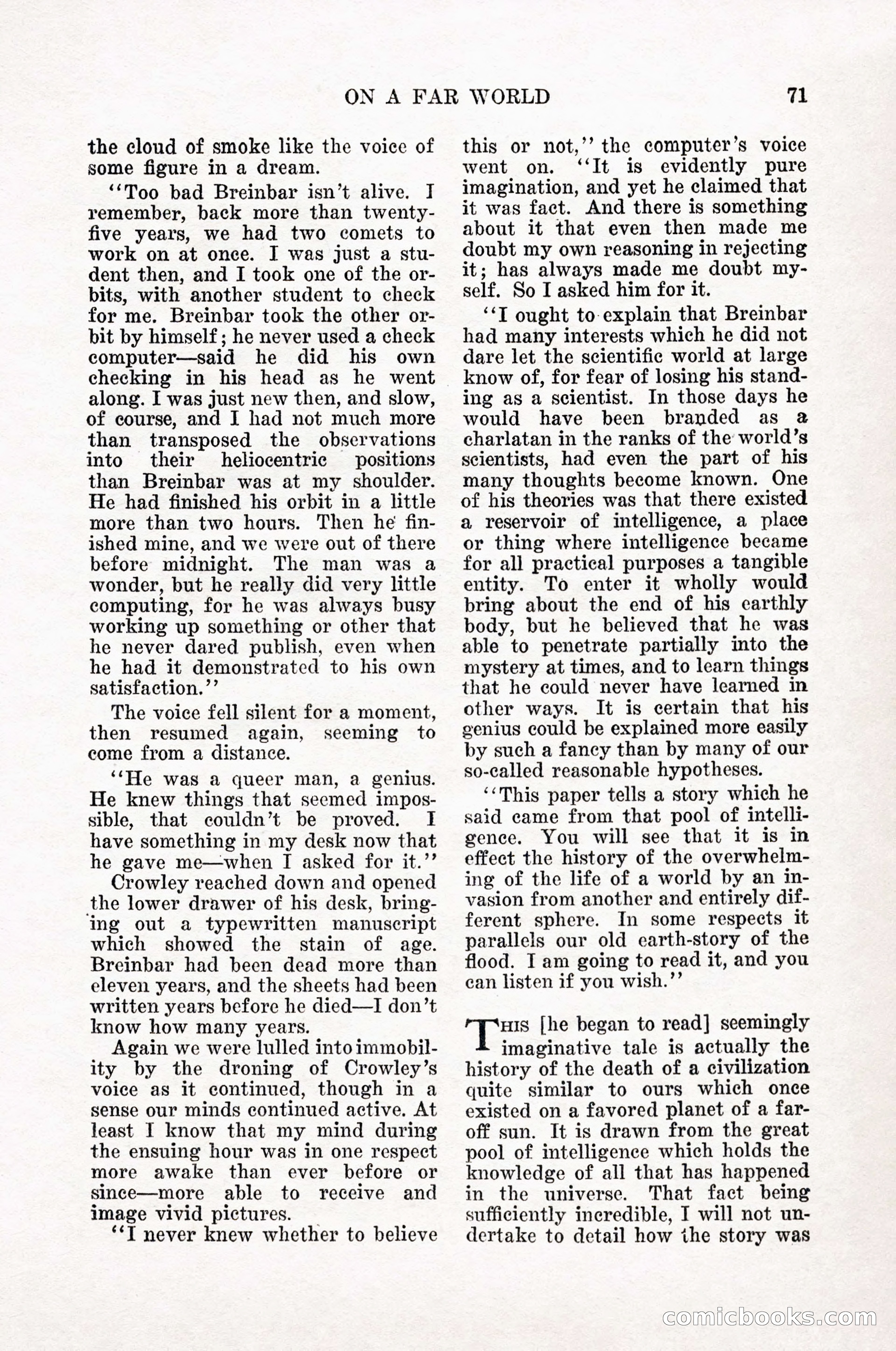 Weird Tales, Vol. 12, No. 1 — page 73 of 148