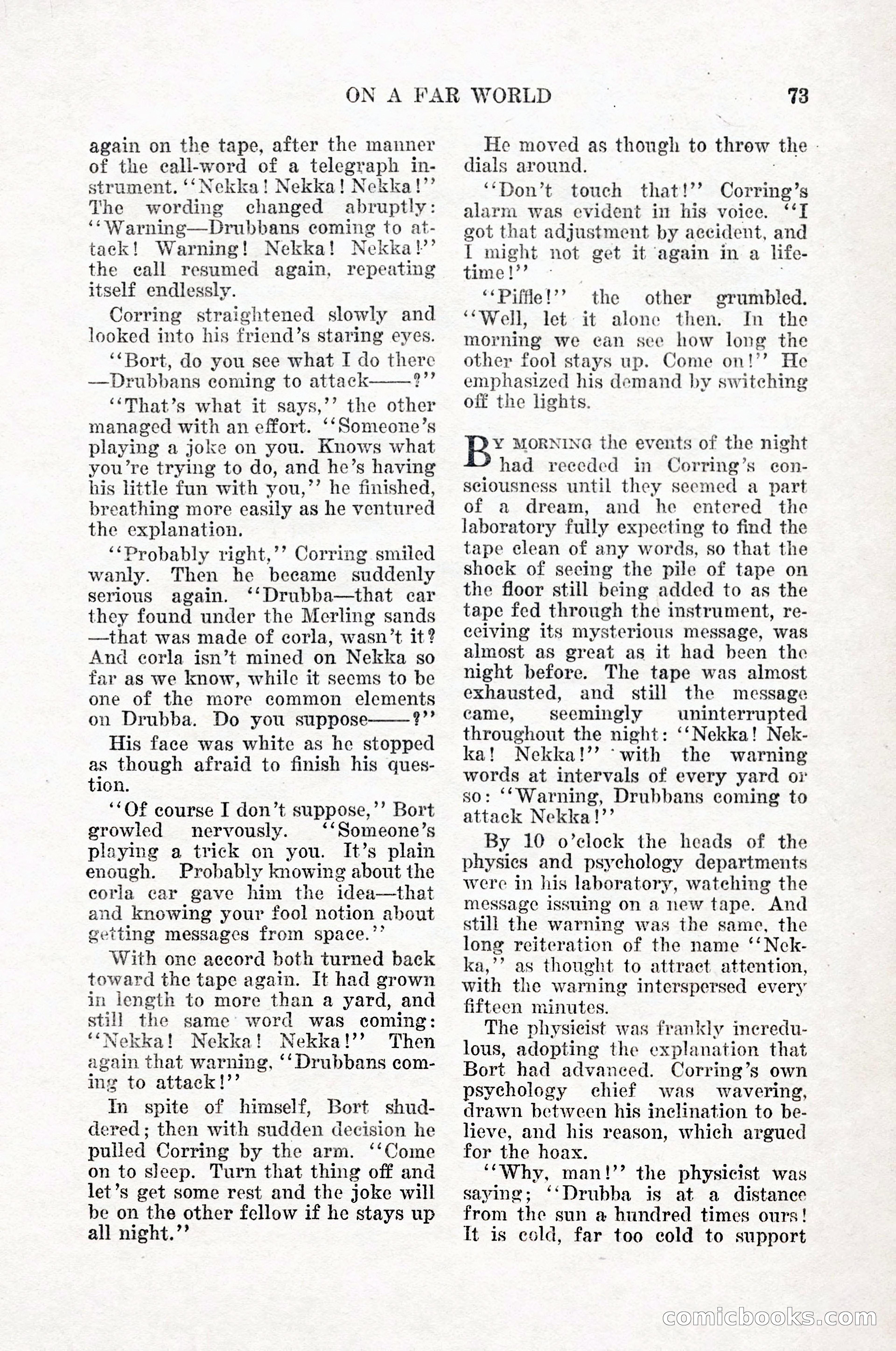 Weird Tales, Vol. 12, No. 1 — page 75 of 148