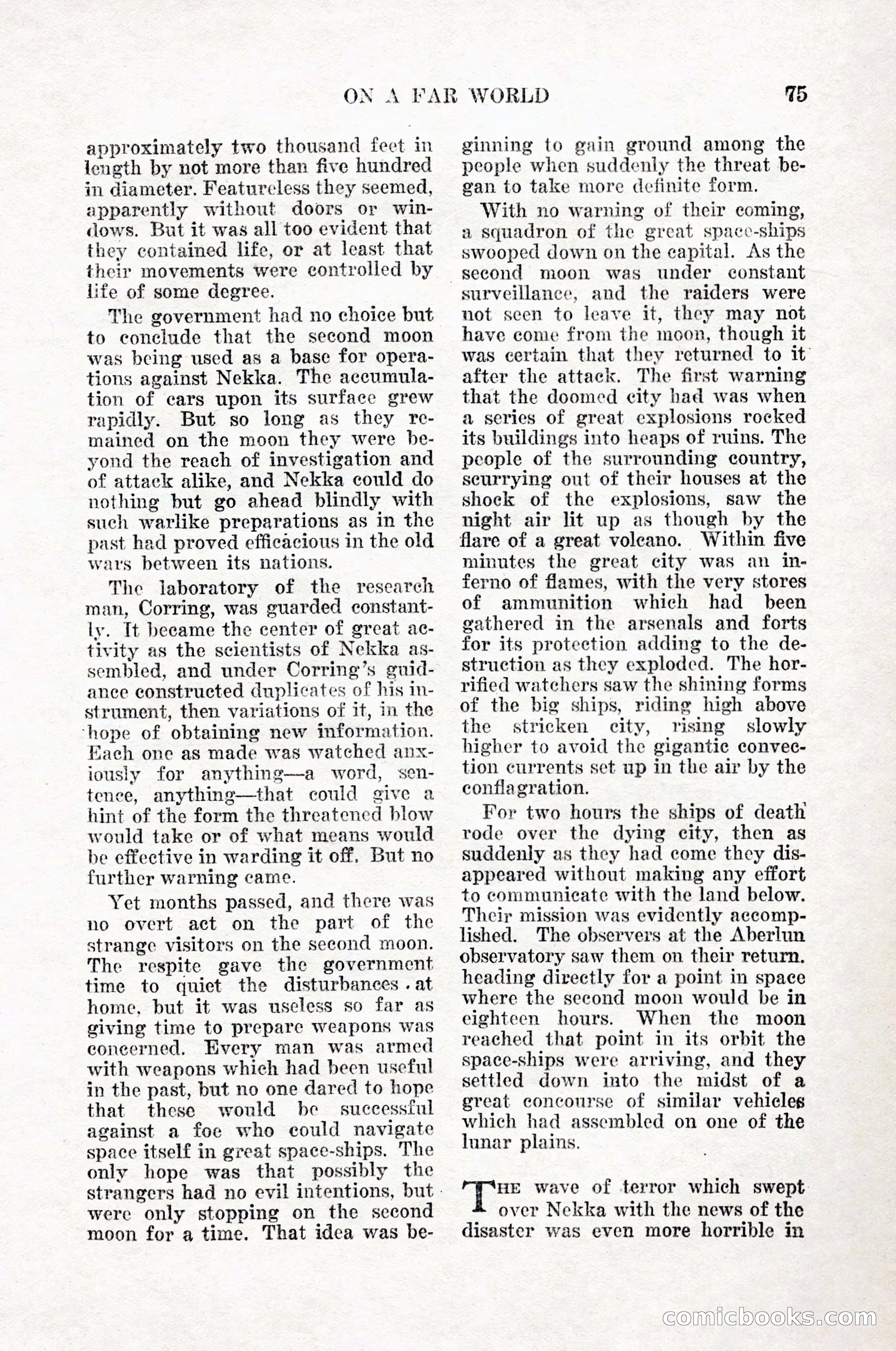 Weird Tales, Vol. 12, No. 1 — page 77 of 148