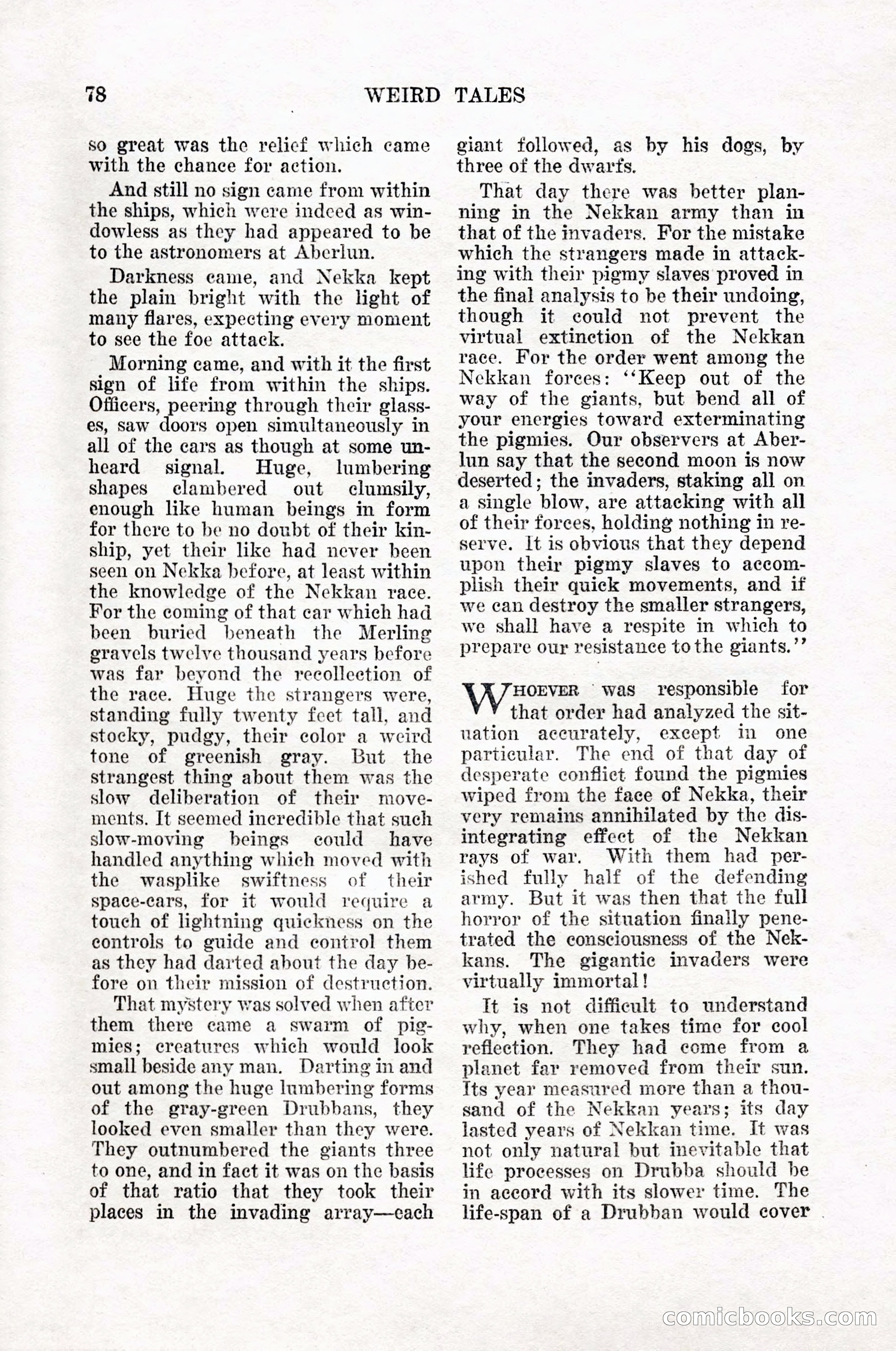Weird Tales, Vol. 12, No. 1 — page 80 of 148