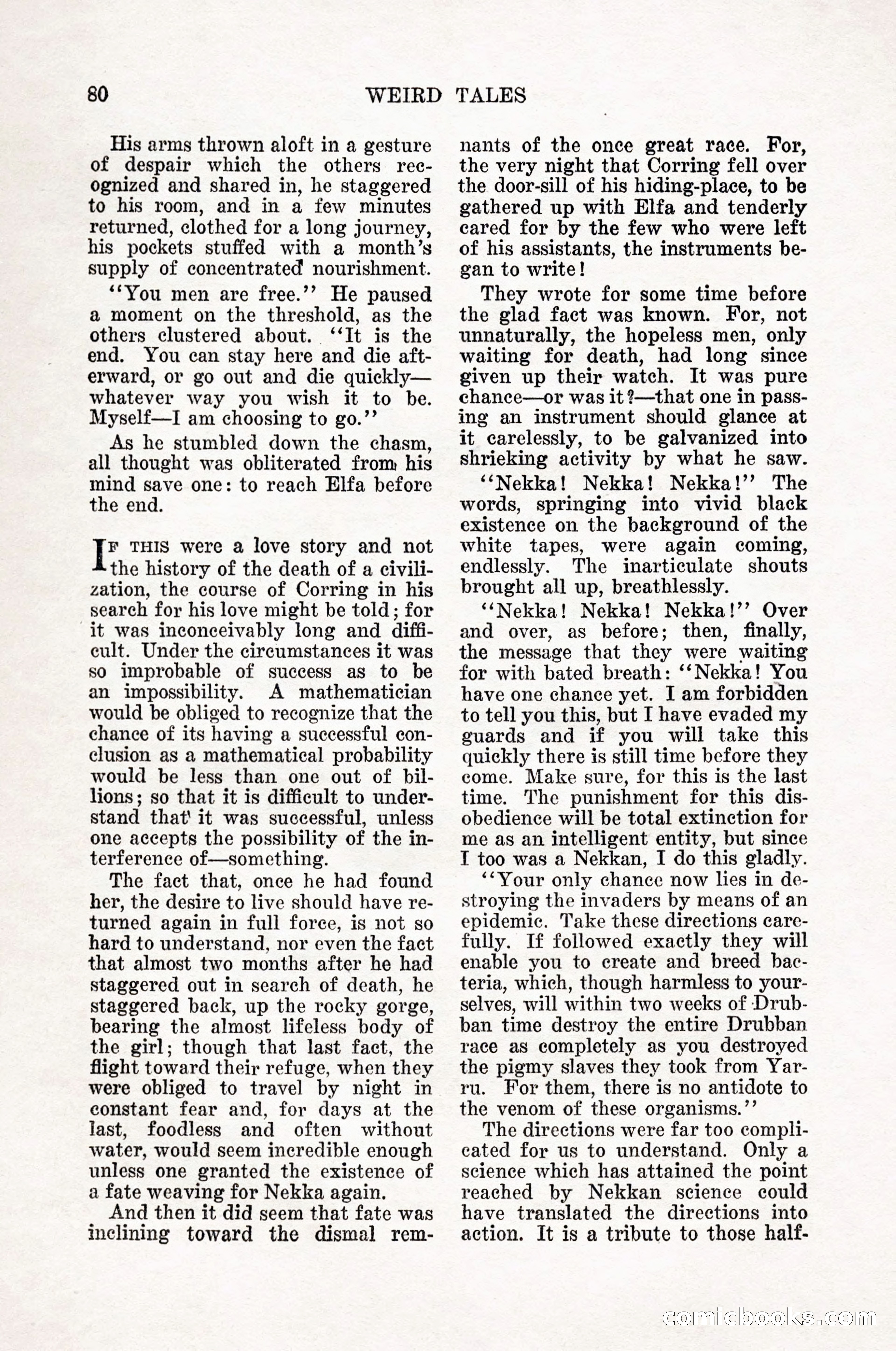 Weird Tales, Vol. 12, No. 1 — page 82 of 148