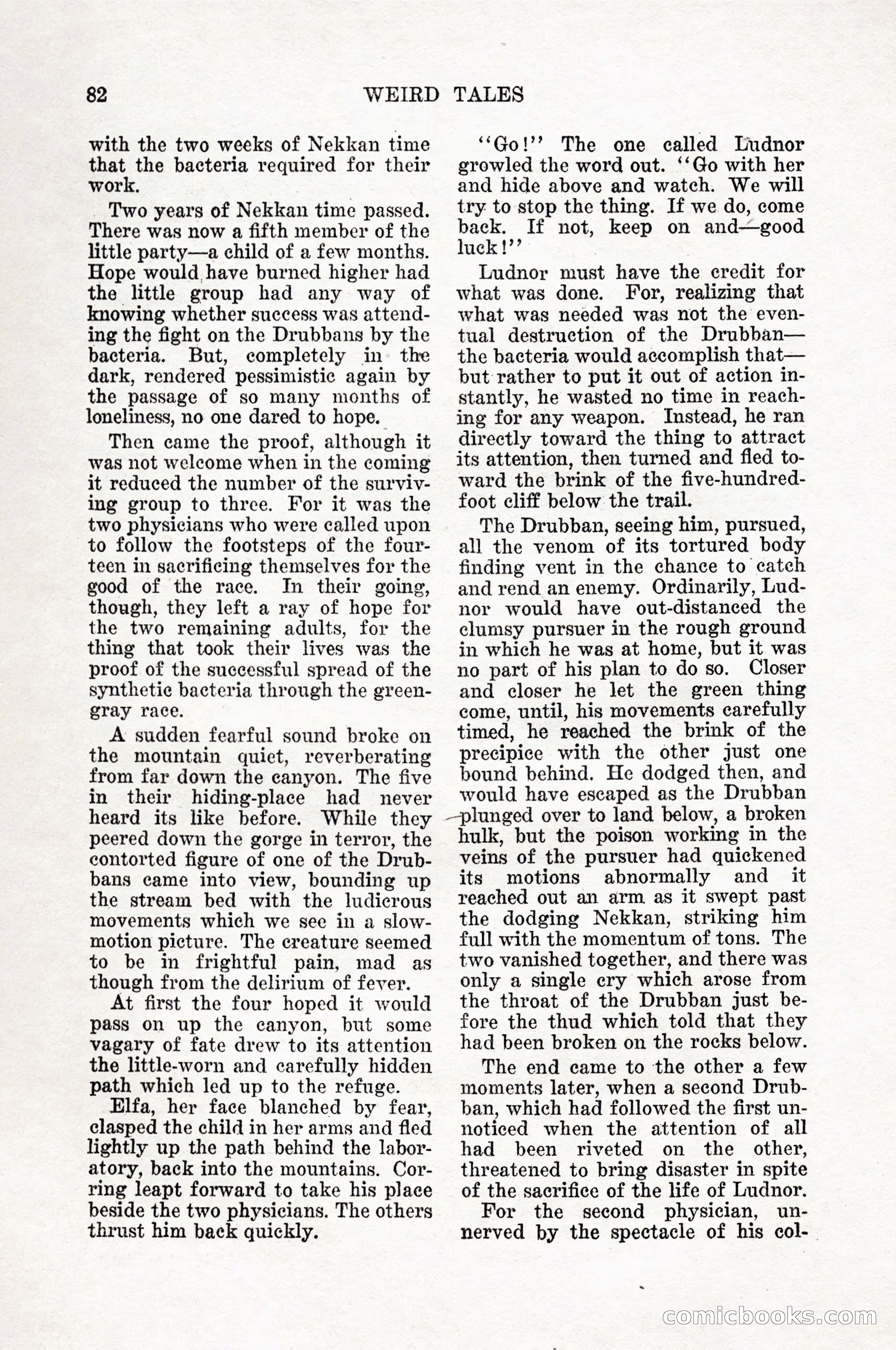 Weird Tales, Vol. 12, No. 1 — page 84 of 148