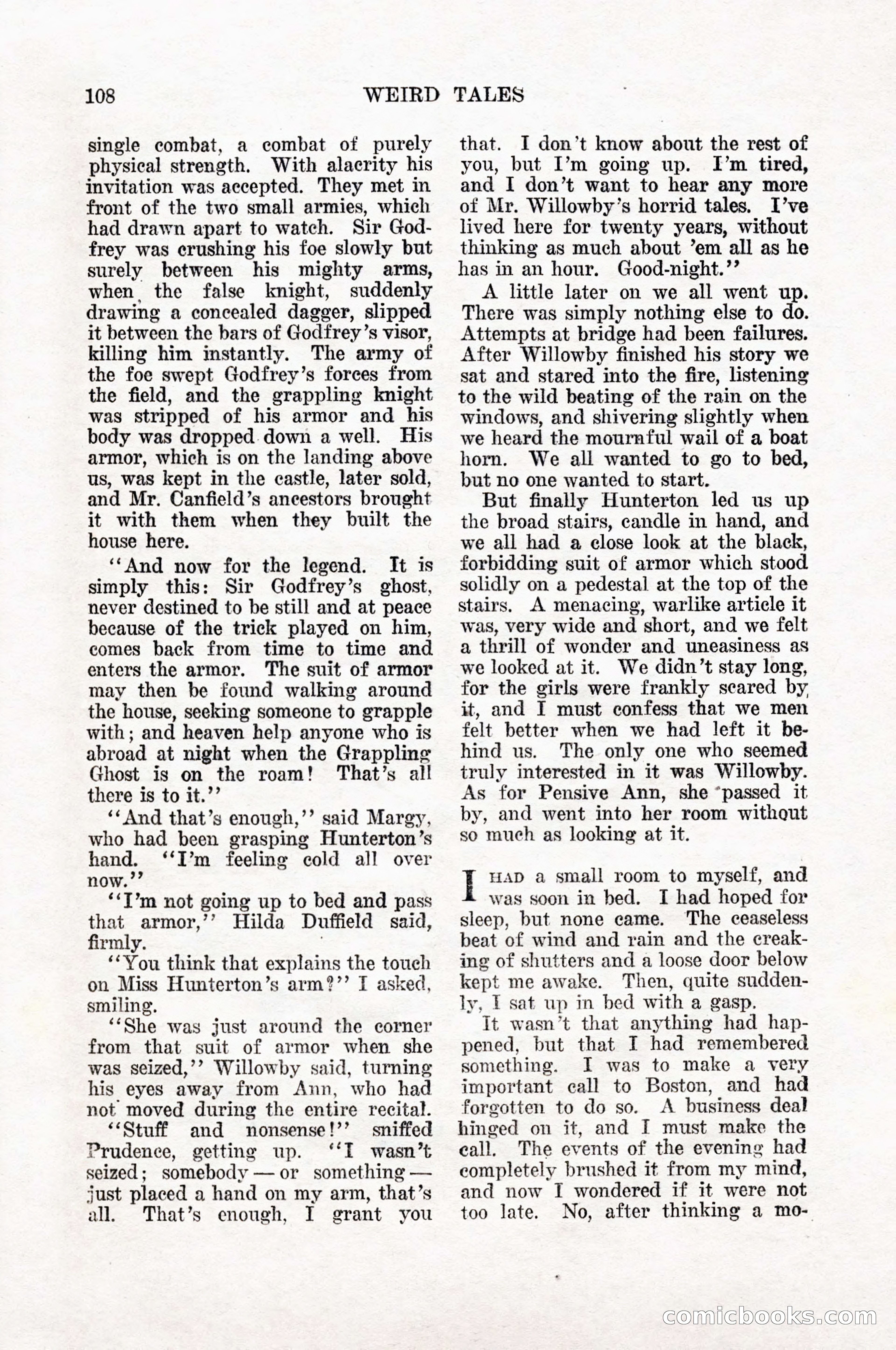 Weird Tales, Vol. 12, No. 1 — page 110 of 148