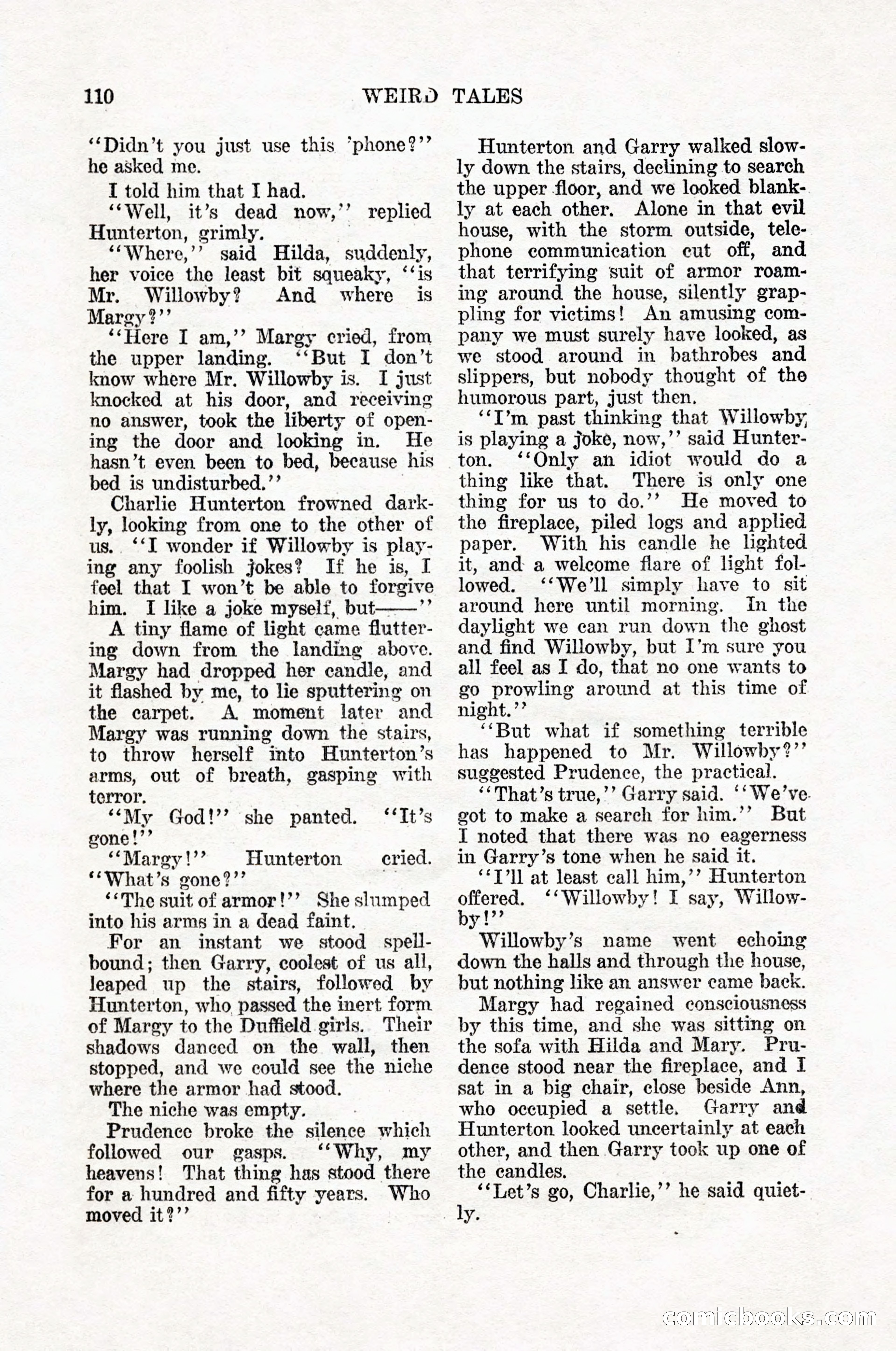 Weird Tales, Vol. 12, No. 1 — page 112 of 148