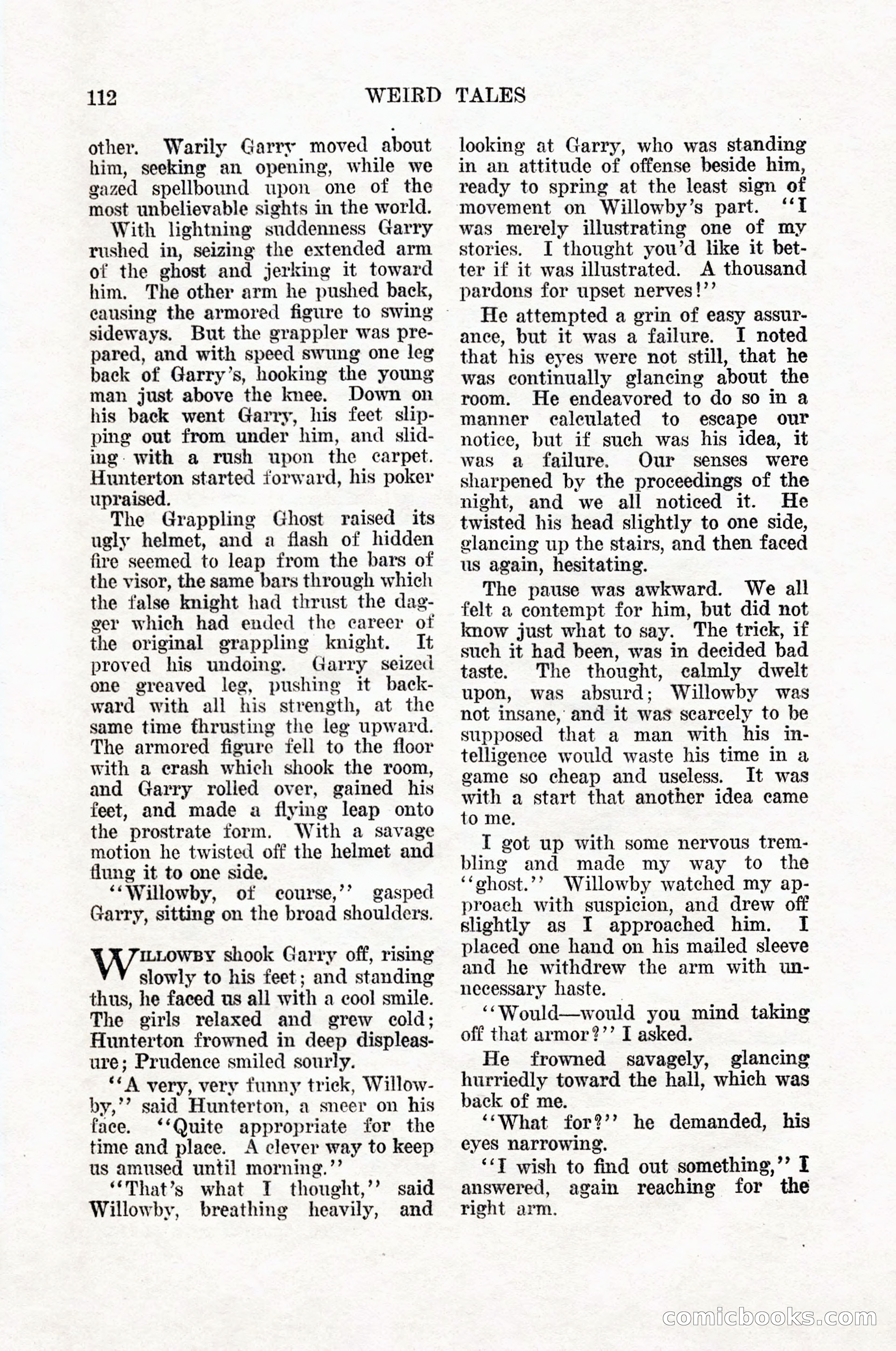 Weird Tales, Vol. 12, No. 1 — page 114 of 148