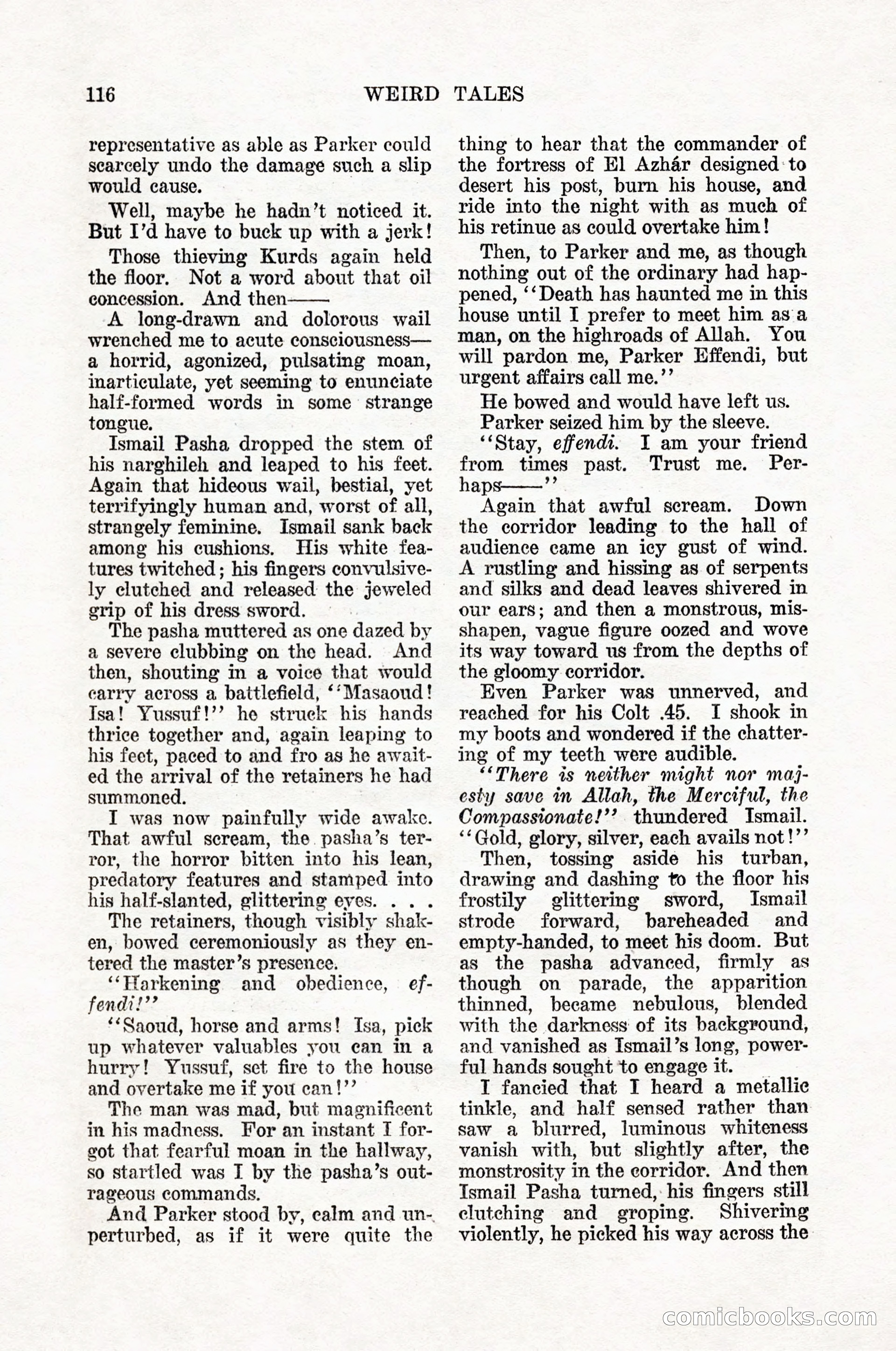 Weird Tales, Vol. 12, No. 1 — page 118 of 148