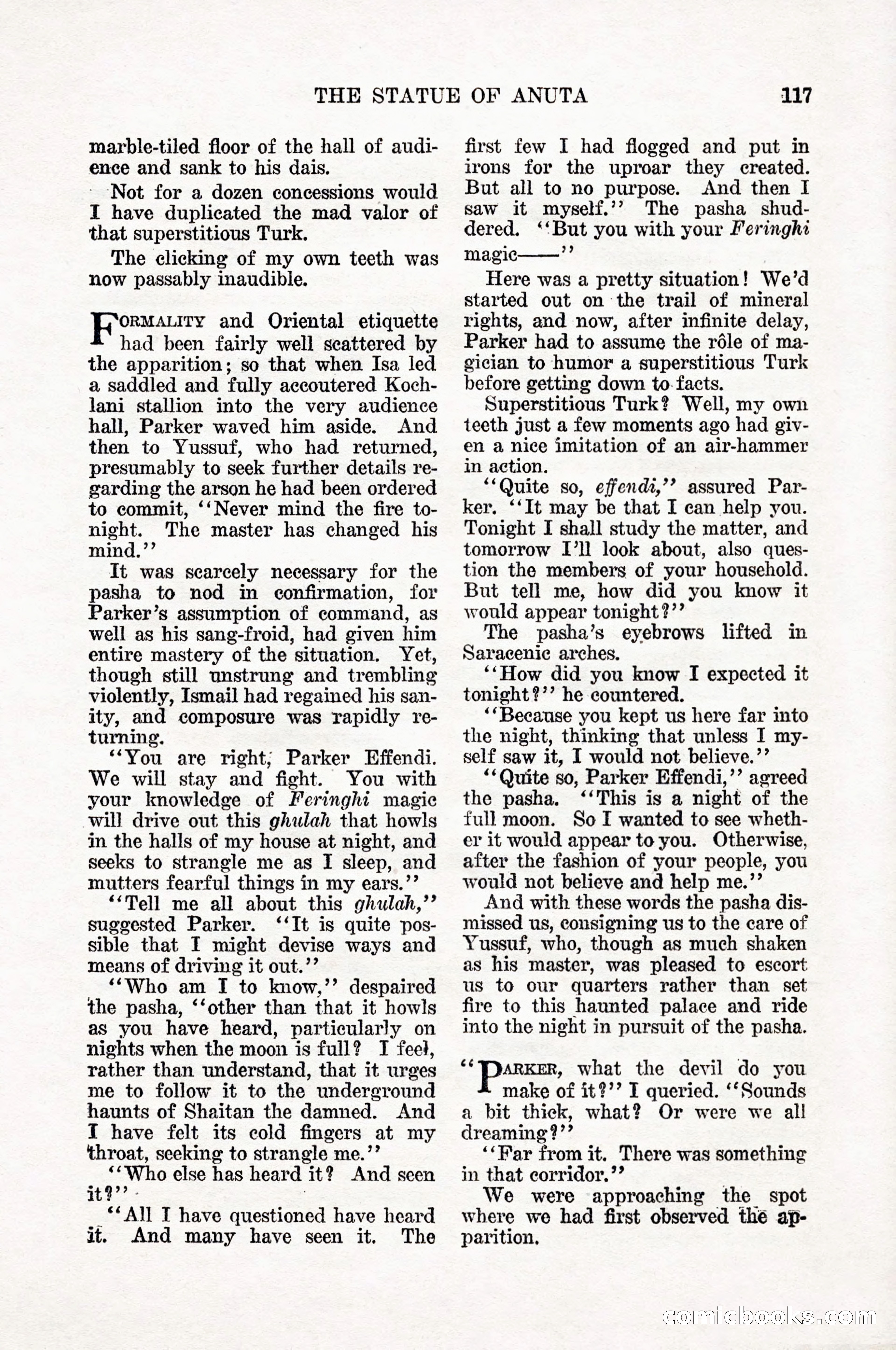 Weird Tales, Vol. 12, No. 1 — page 119 of 148