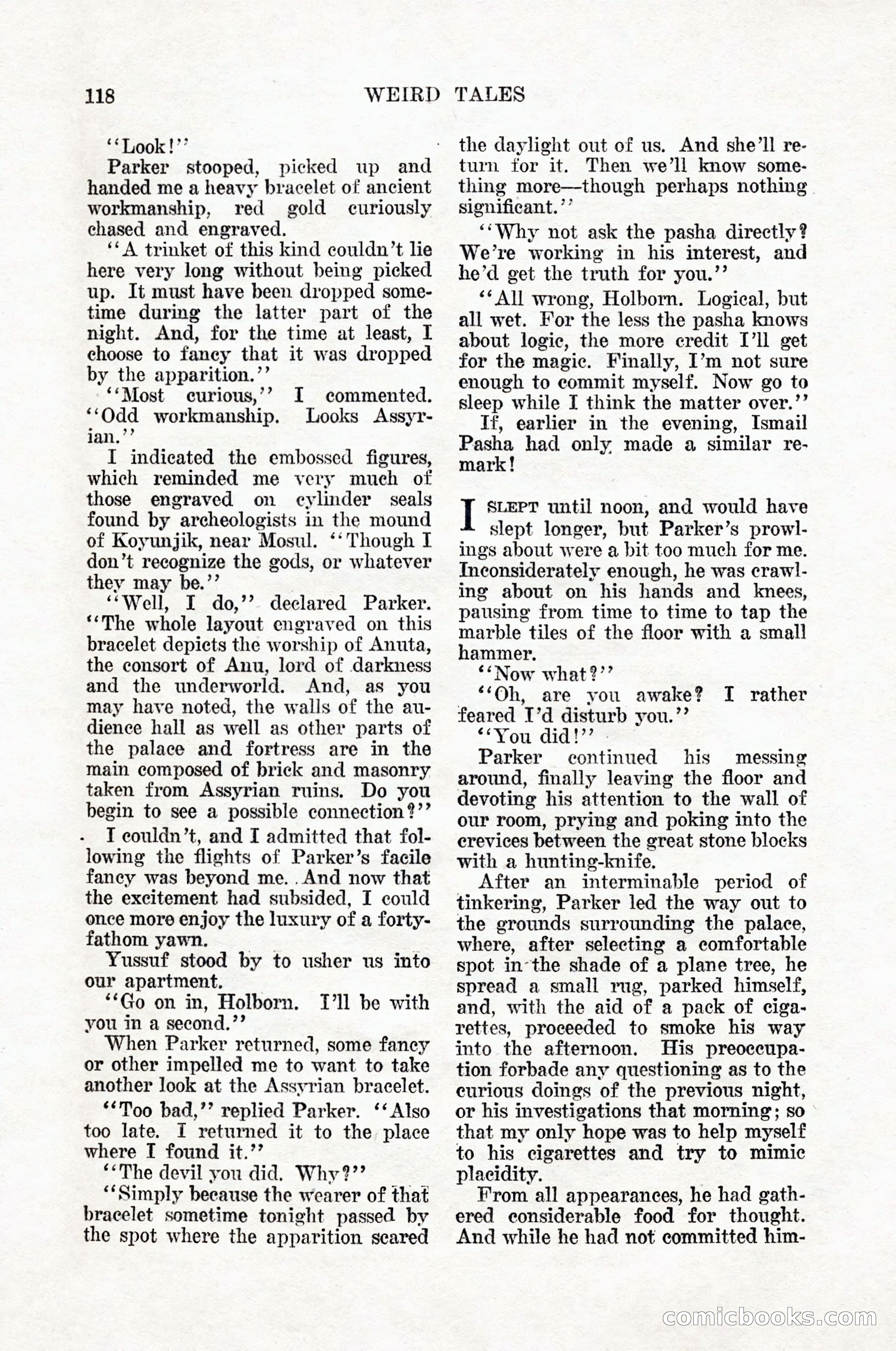 Weird Tales, Vol. 12, No. 1 — page 120 of 148