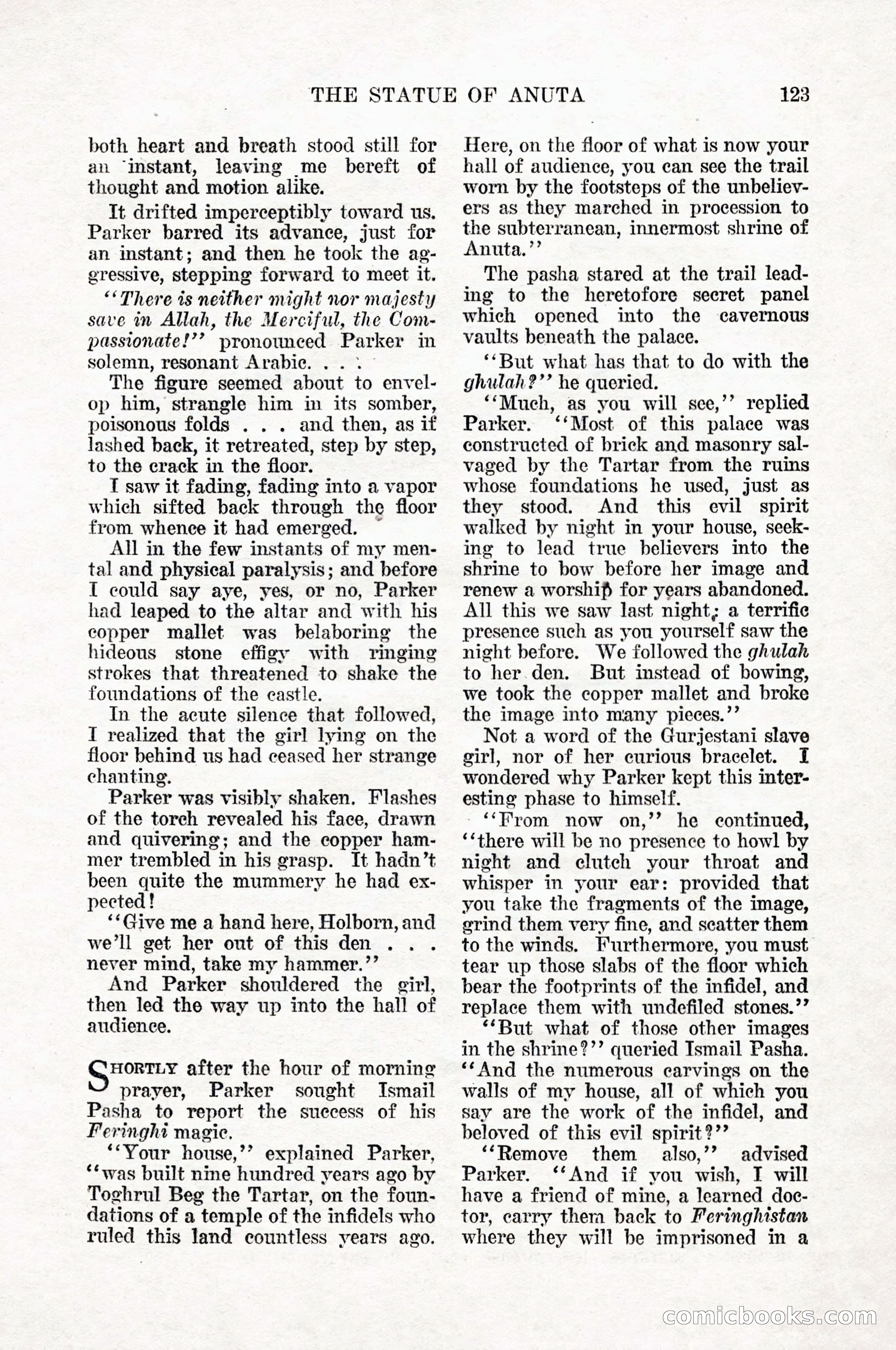 Weird Tales, Vol. 12, No. 1 — page 125 of 148