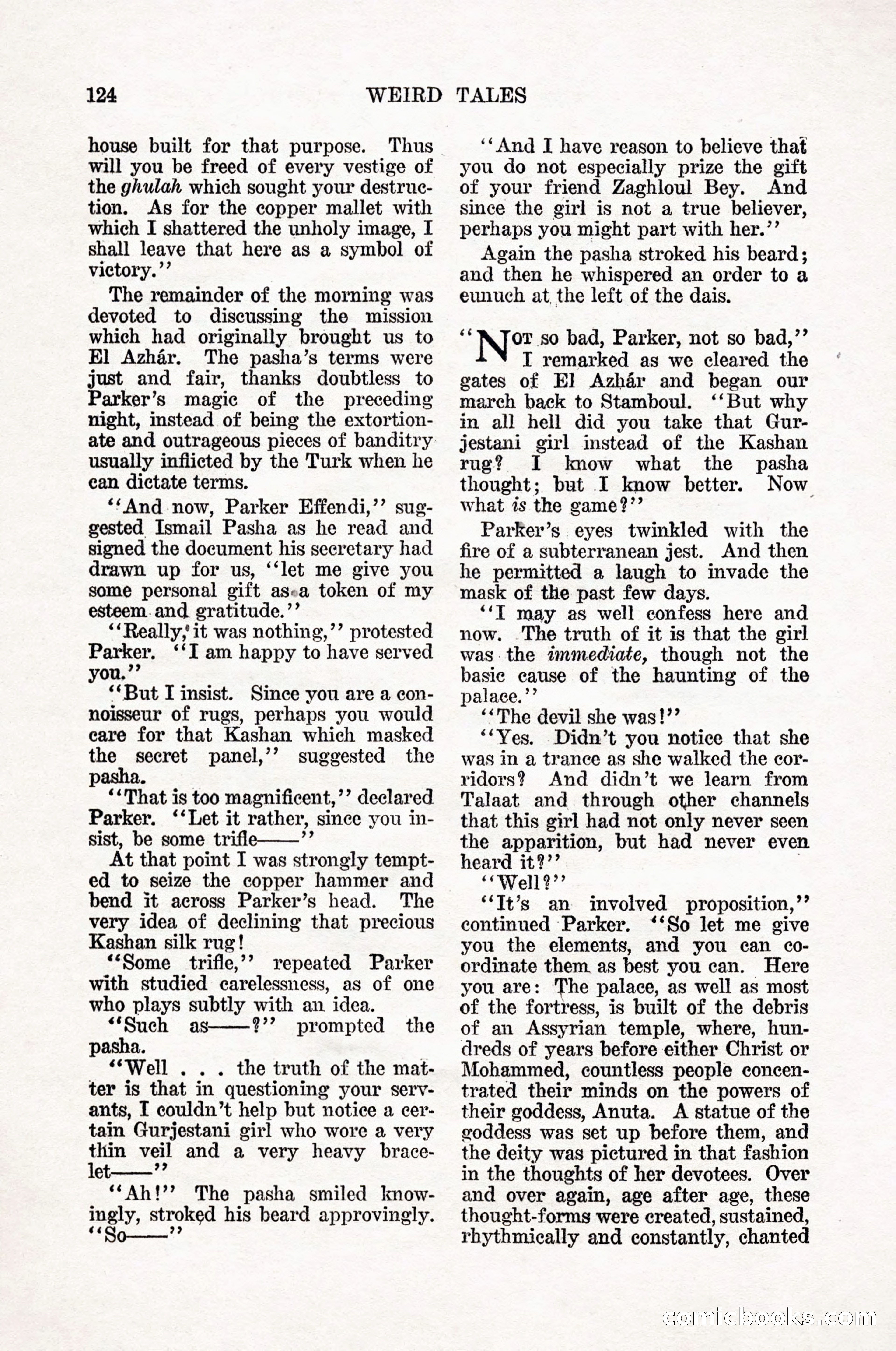 Weird Tales, Vol. 12, No. 1 — page 126 of 148