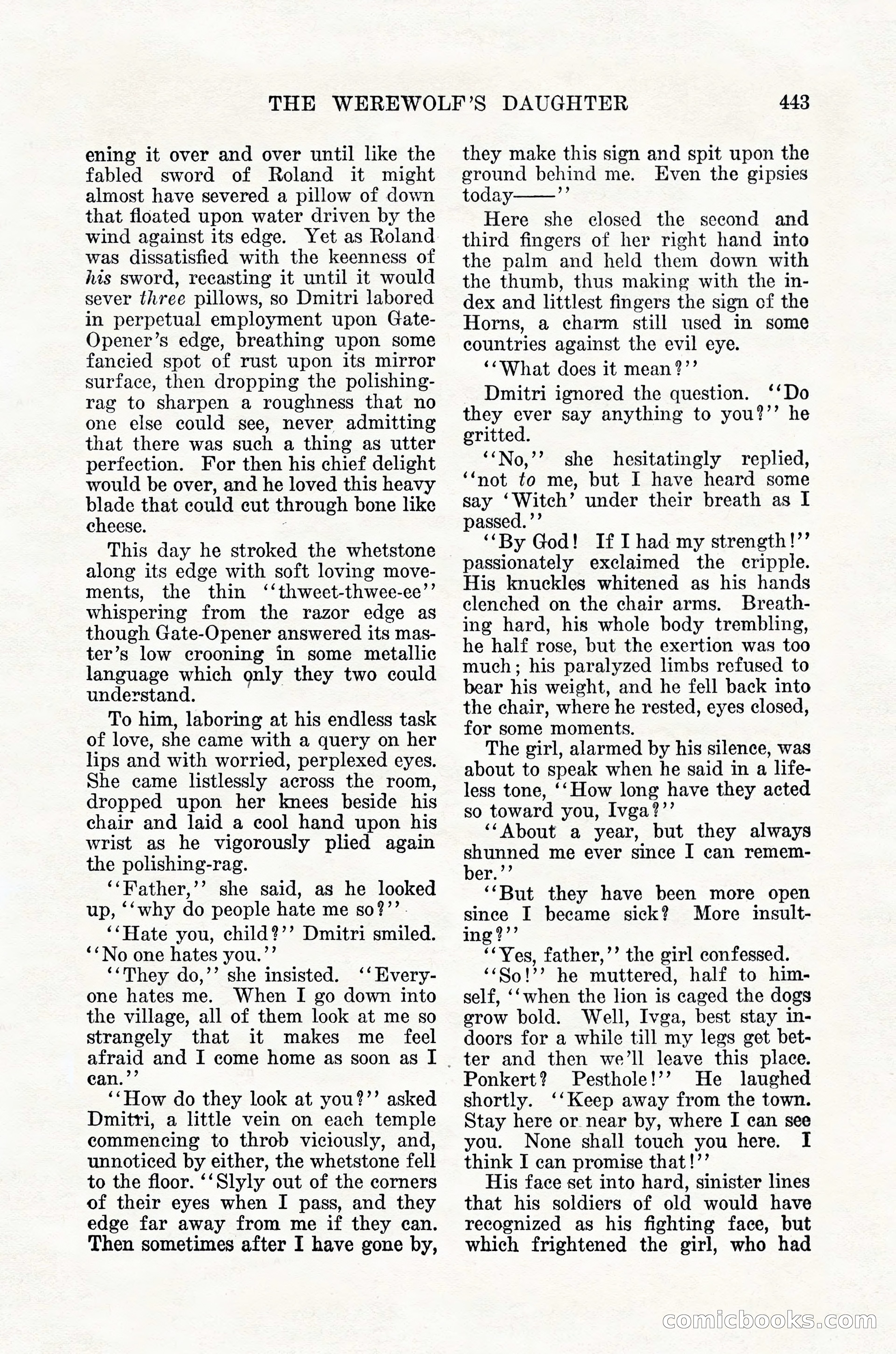 Weird Tales, Vol. 12, No. 4 — page 13 of 148