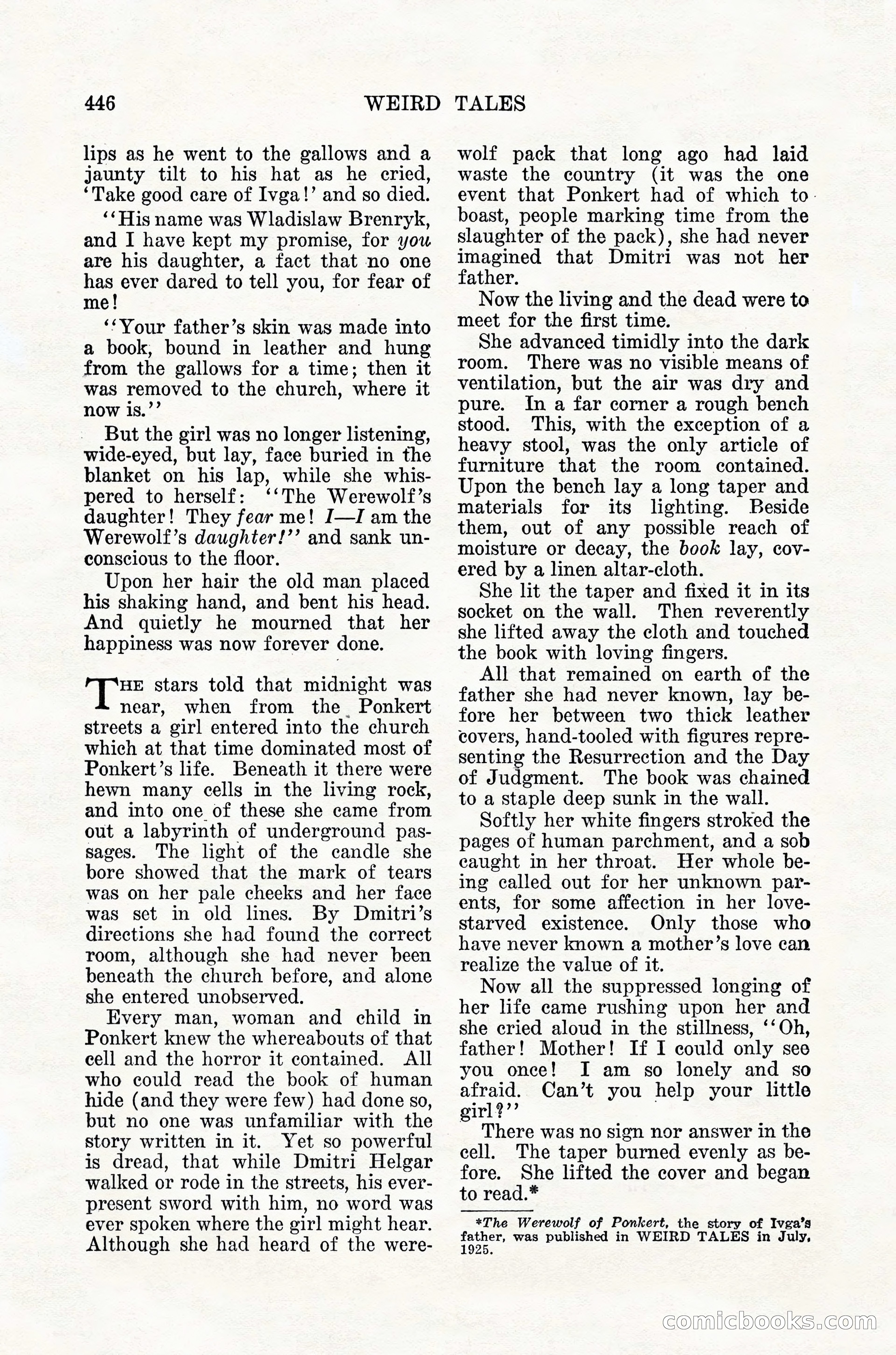 Weird Tales, Vol. 12, No. 4 — page 16 of 148