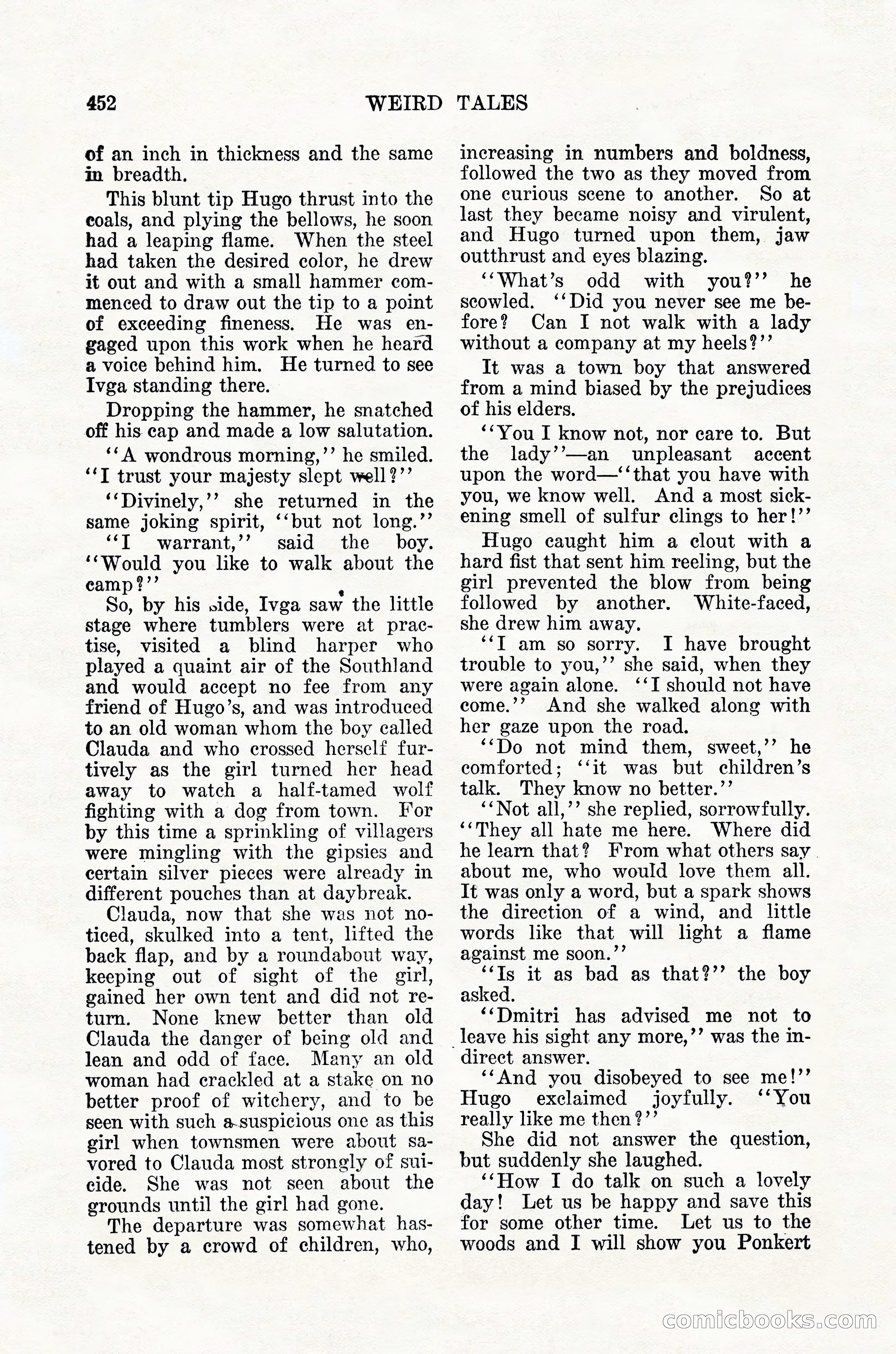 Weird Tales, Vol. 12, No. 4 — page 22 of 148