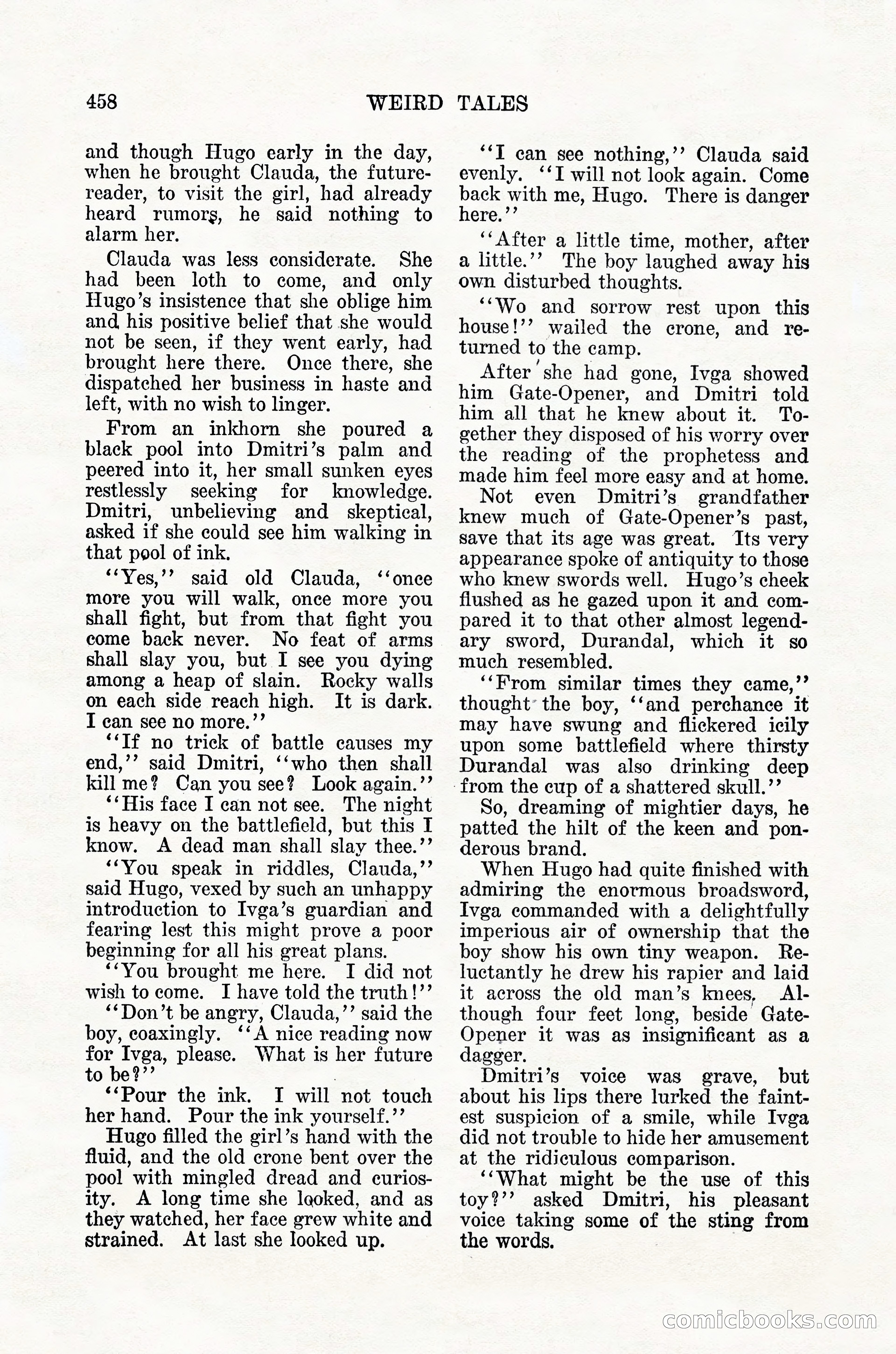 Weird Tales, Vol. 12, No. 4 — page 28 of 148