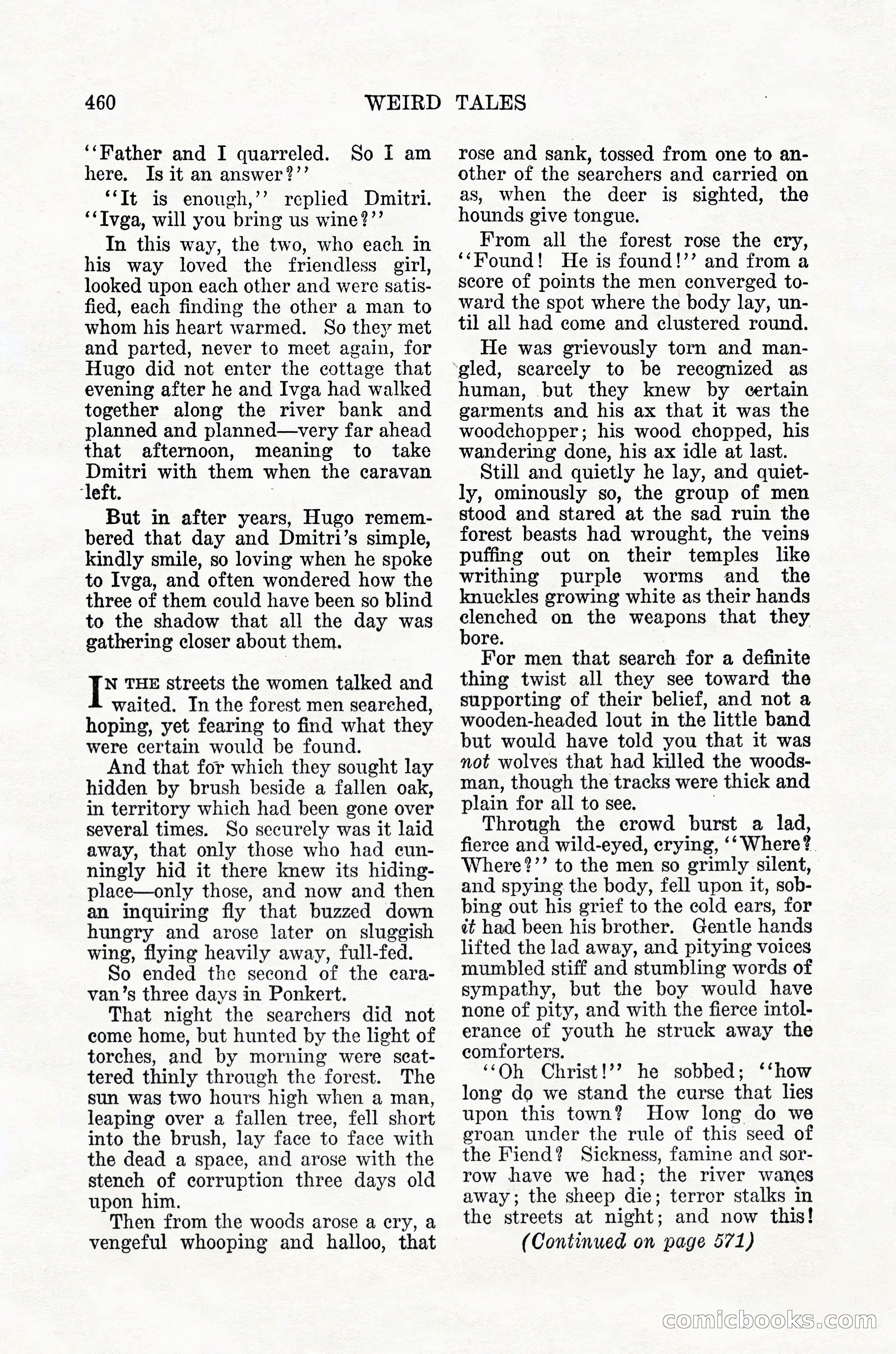 Weird Tales, Vol. 12, No. 4 — page 30 of 148