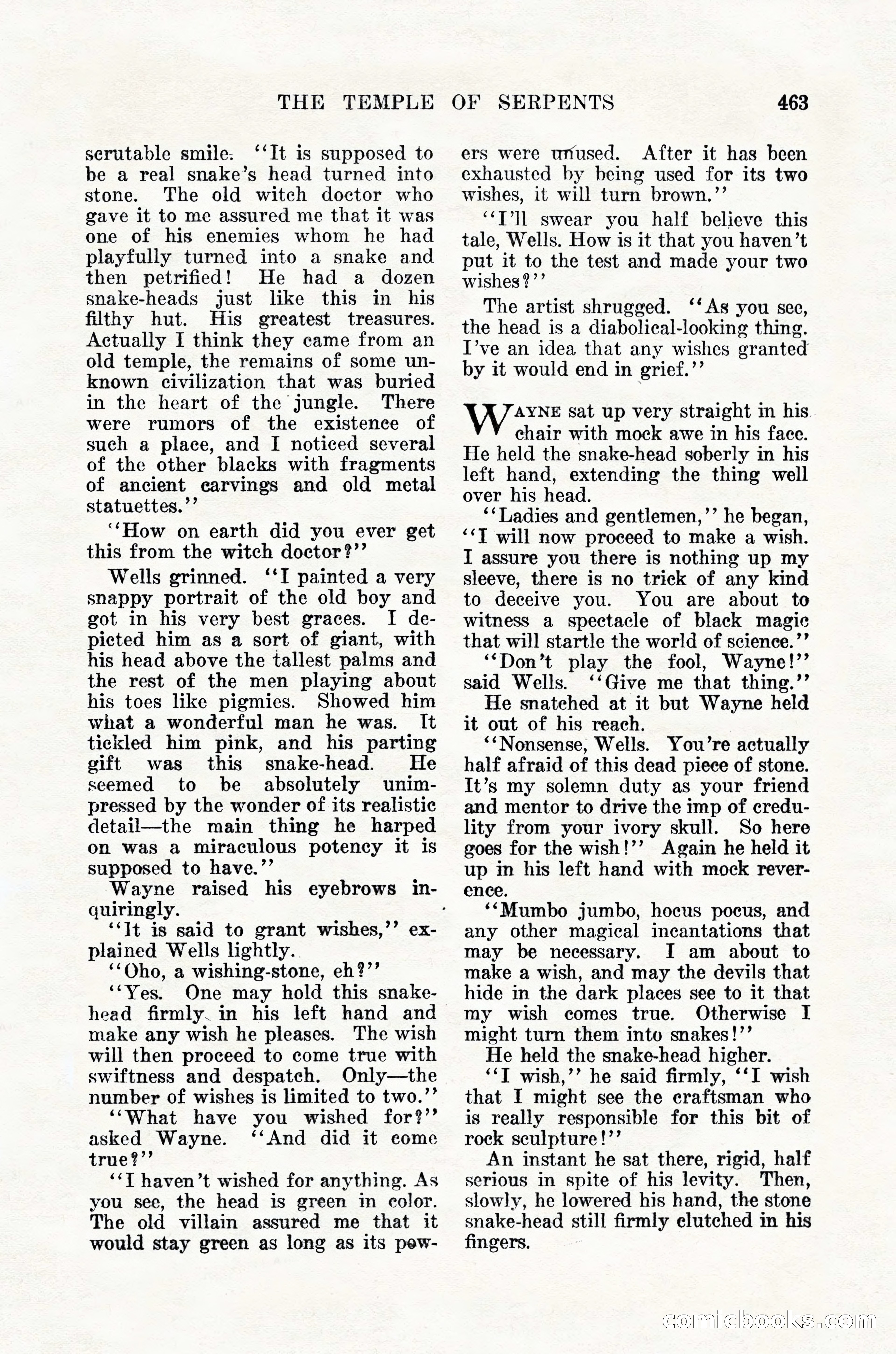 Weird Tales, Vol. 12, No. 4 — page 33 of 148