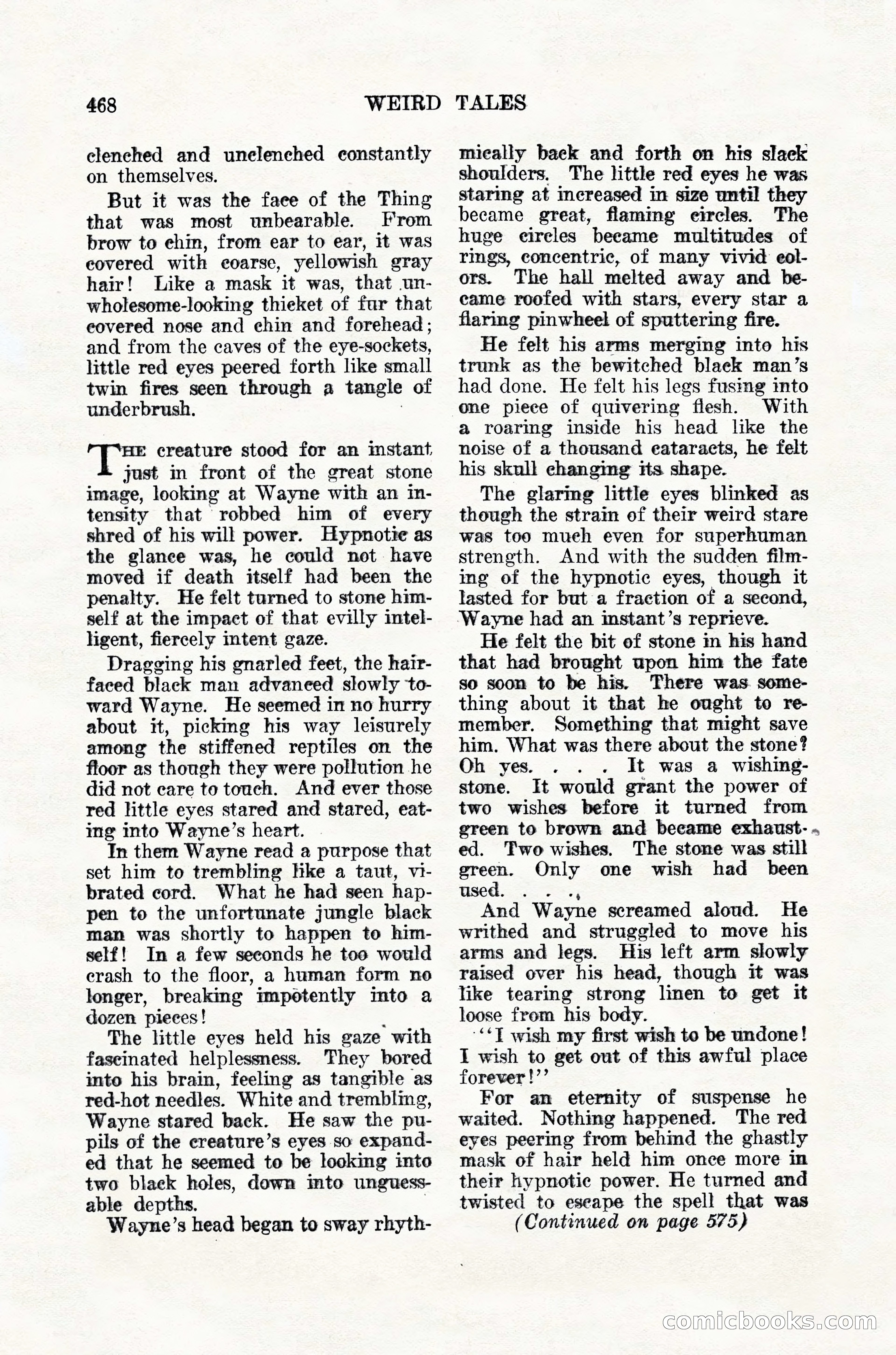 Weird Tales, Vol. 12, No. 4 — page 38 of 148