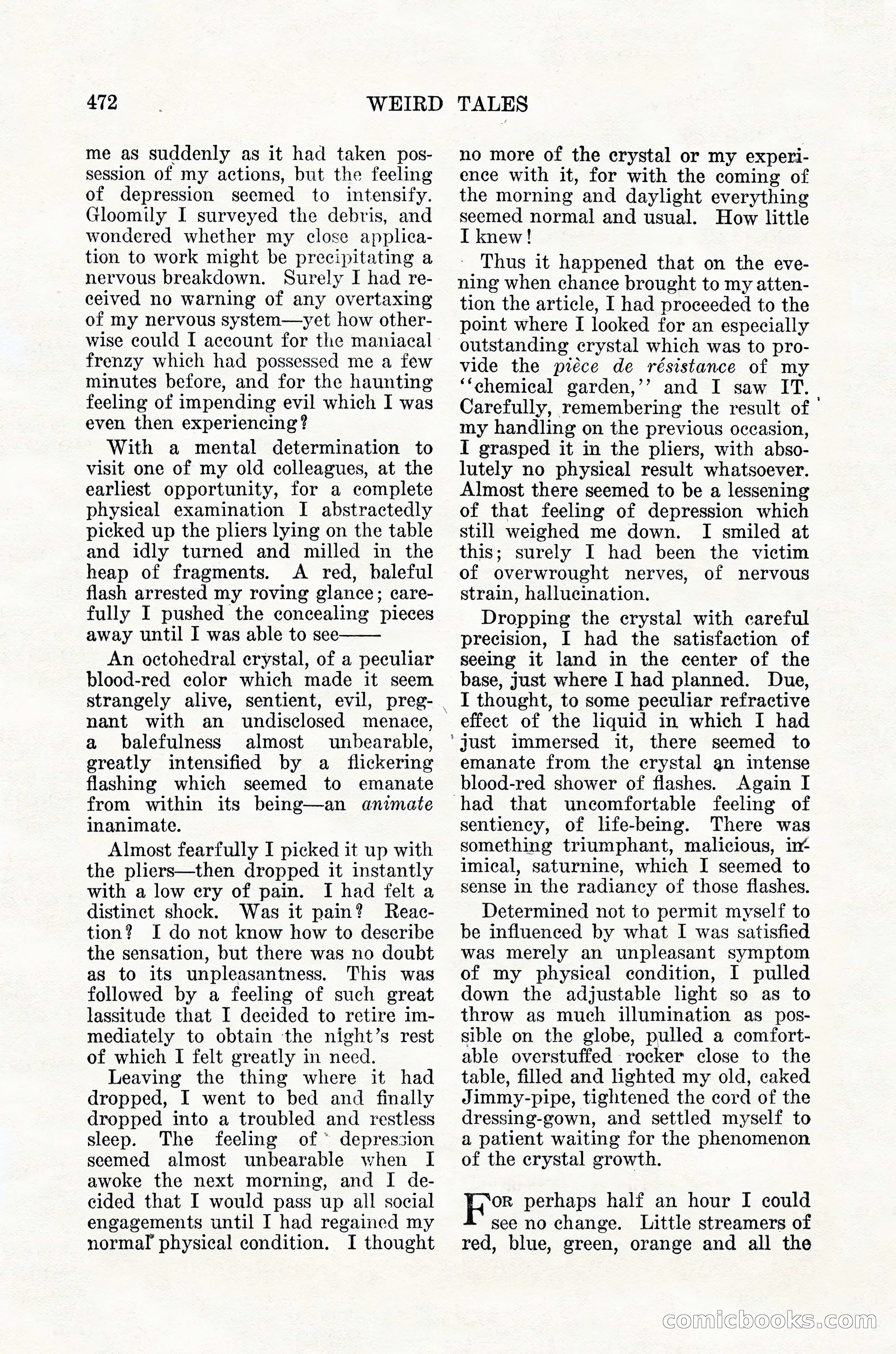 Weird Tales, Vol. 12, No. 4 — page 42 of 148