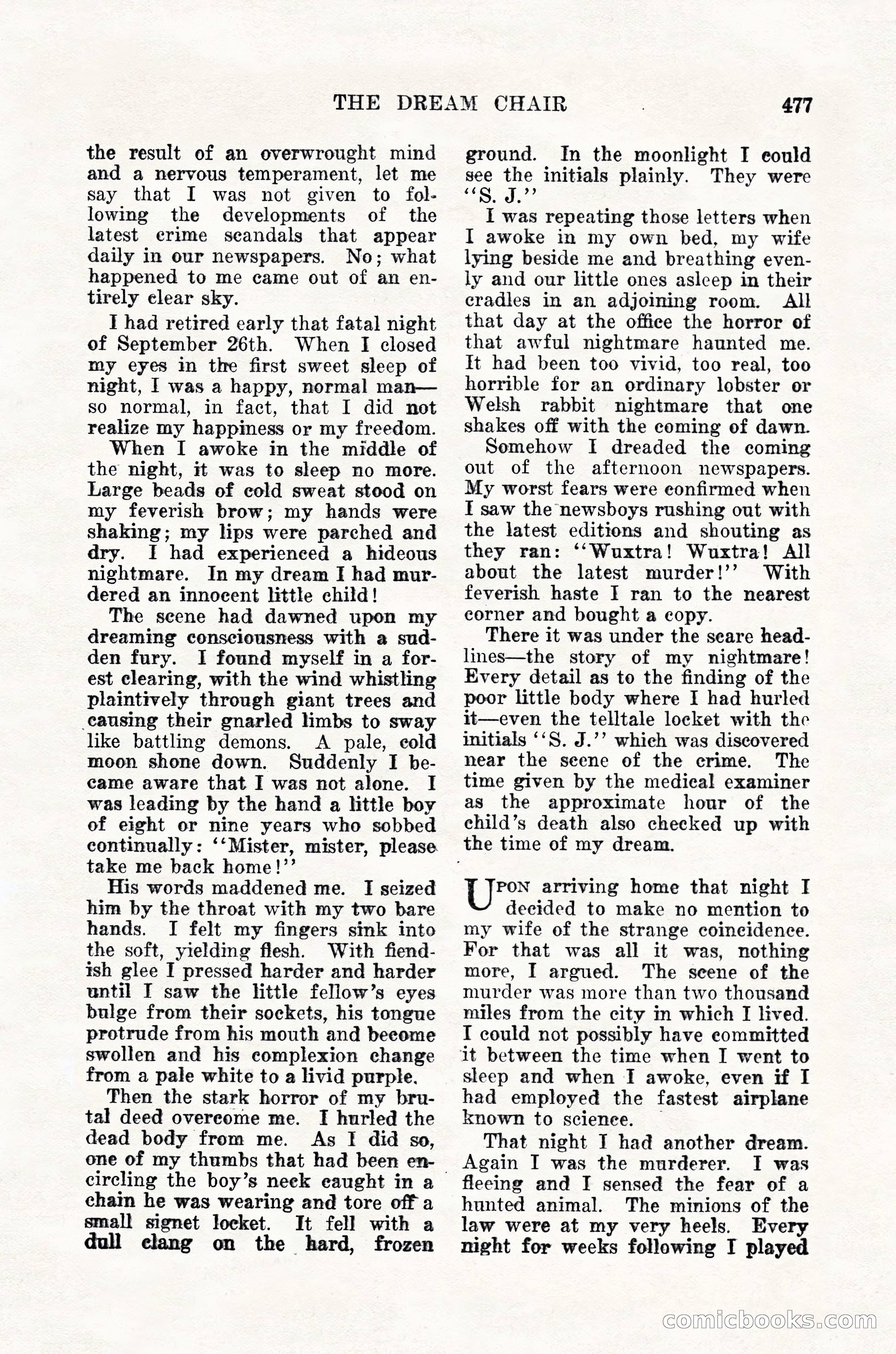 Weird Tales, Vol. 12, No. 4 — page 47 of 148