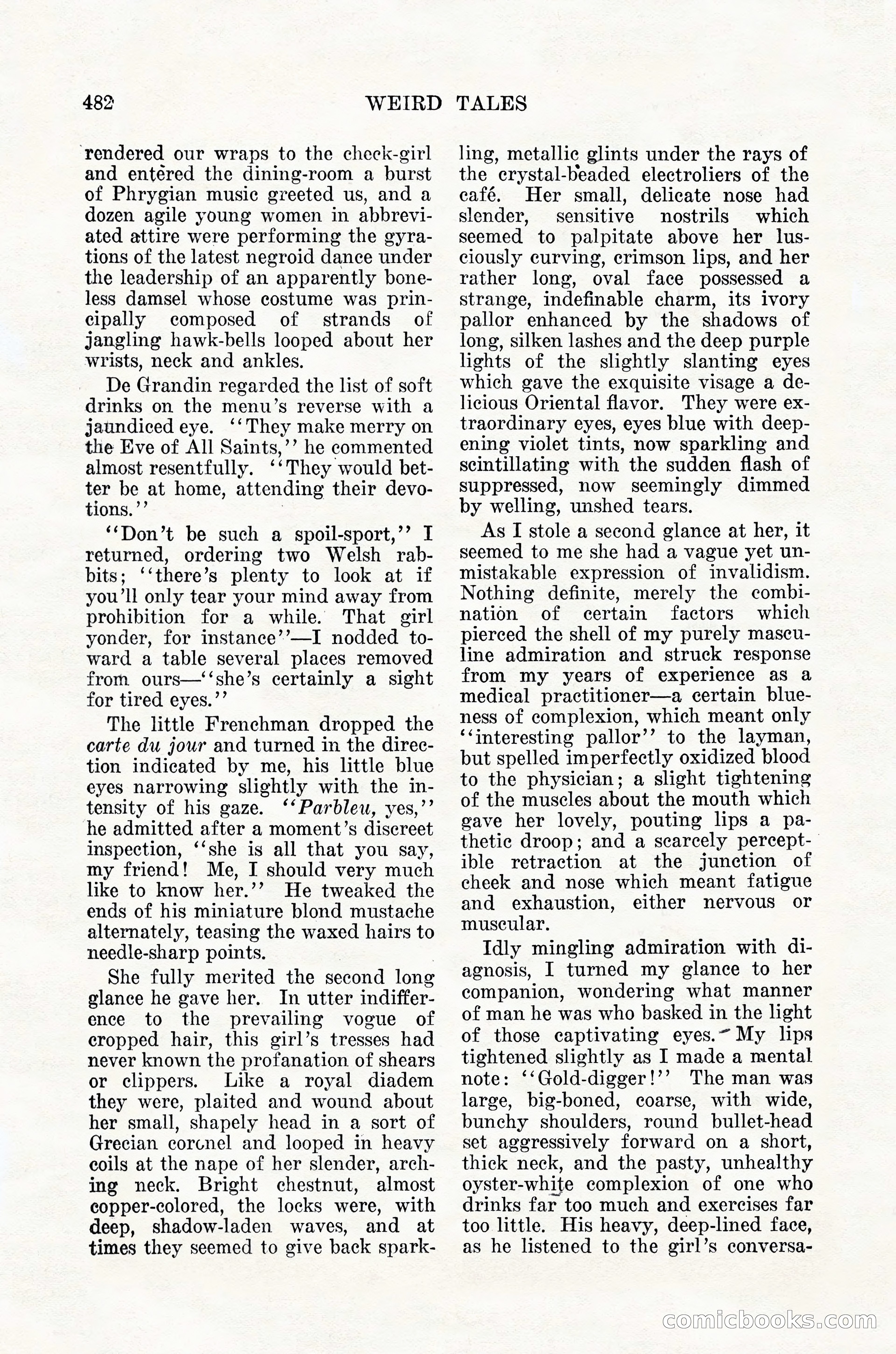 Weird Tales, Vol. 12, No. 4 — page 52 of 148