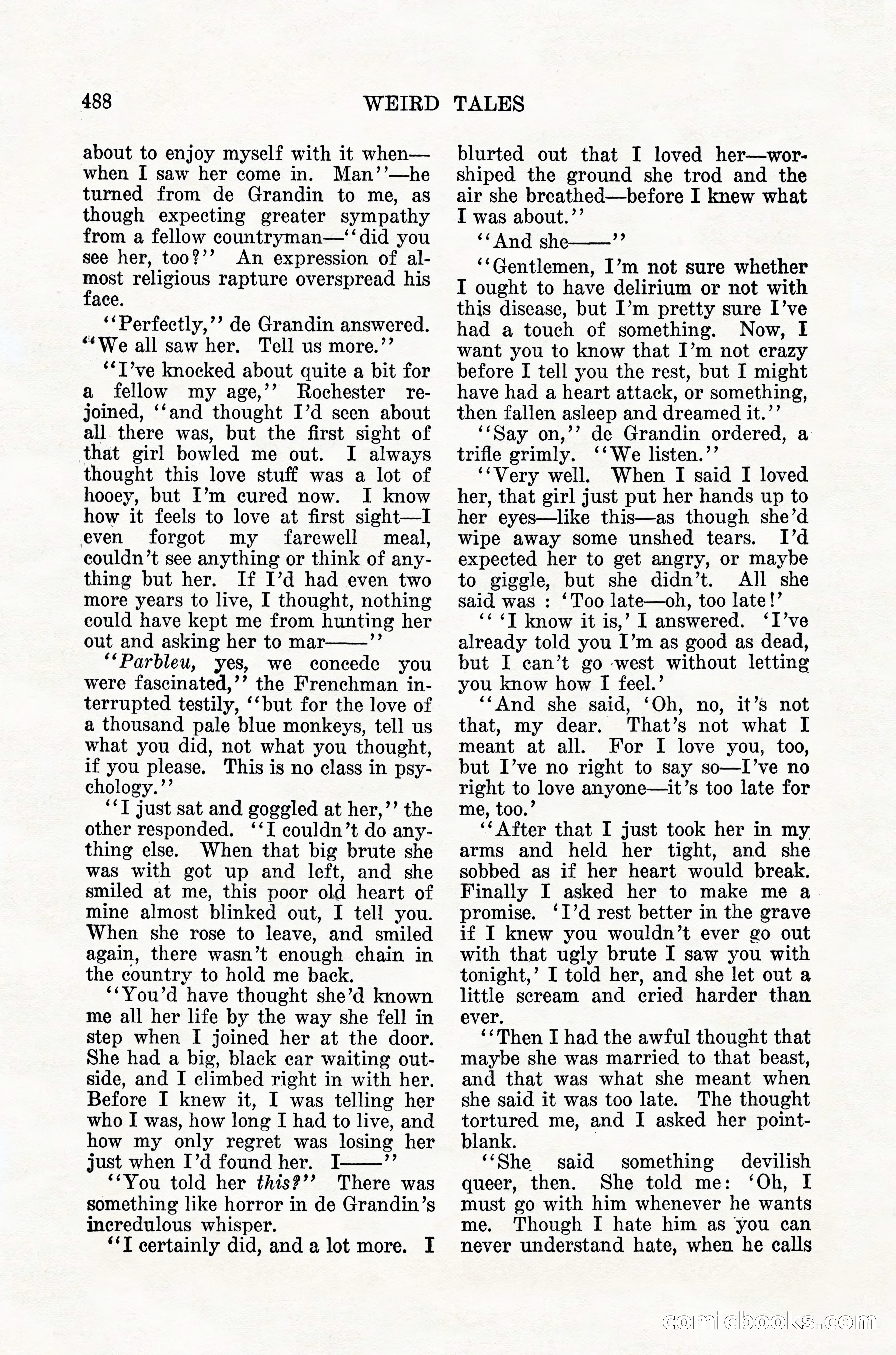 Weird Tales, Vol. 12, No. 4 — page 58 of 148