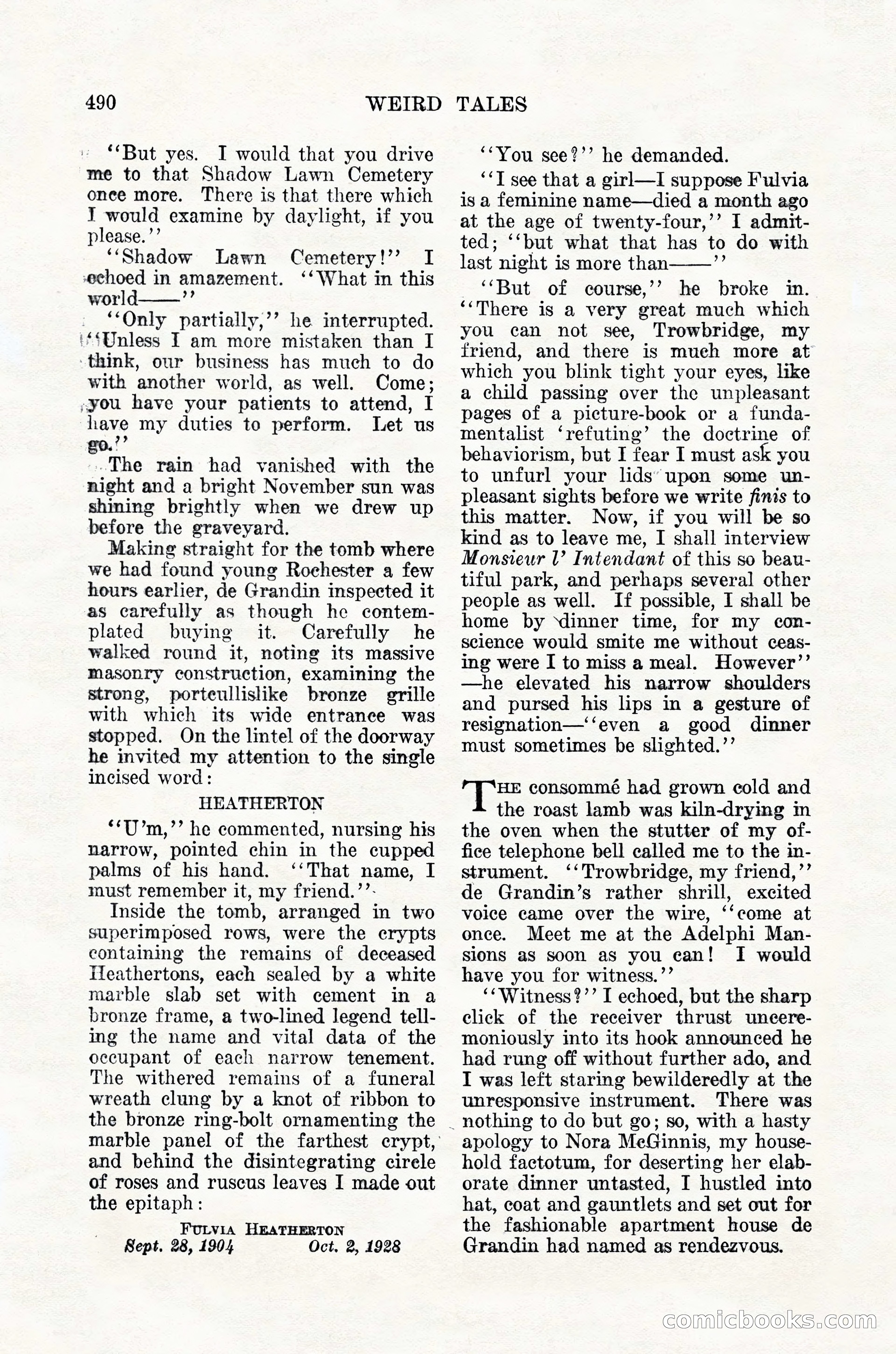 Weird Tales, Vol. 12, No. 4 — page 60 of 148