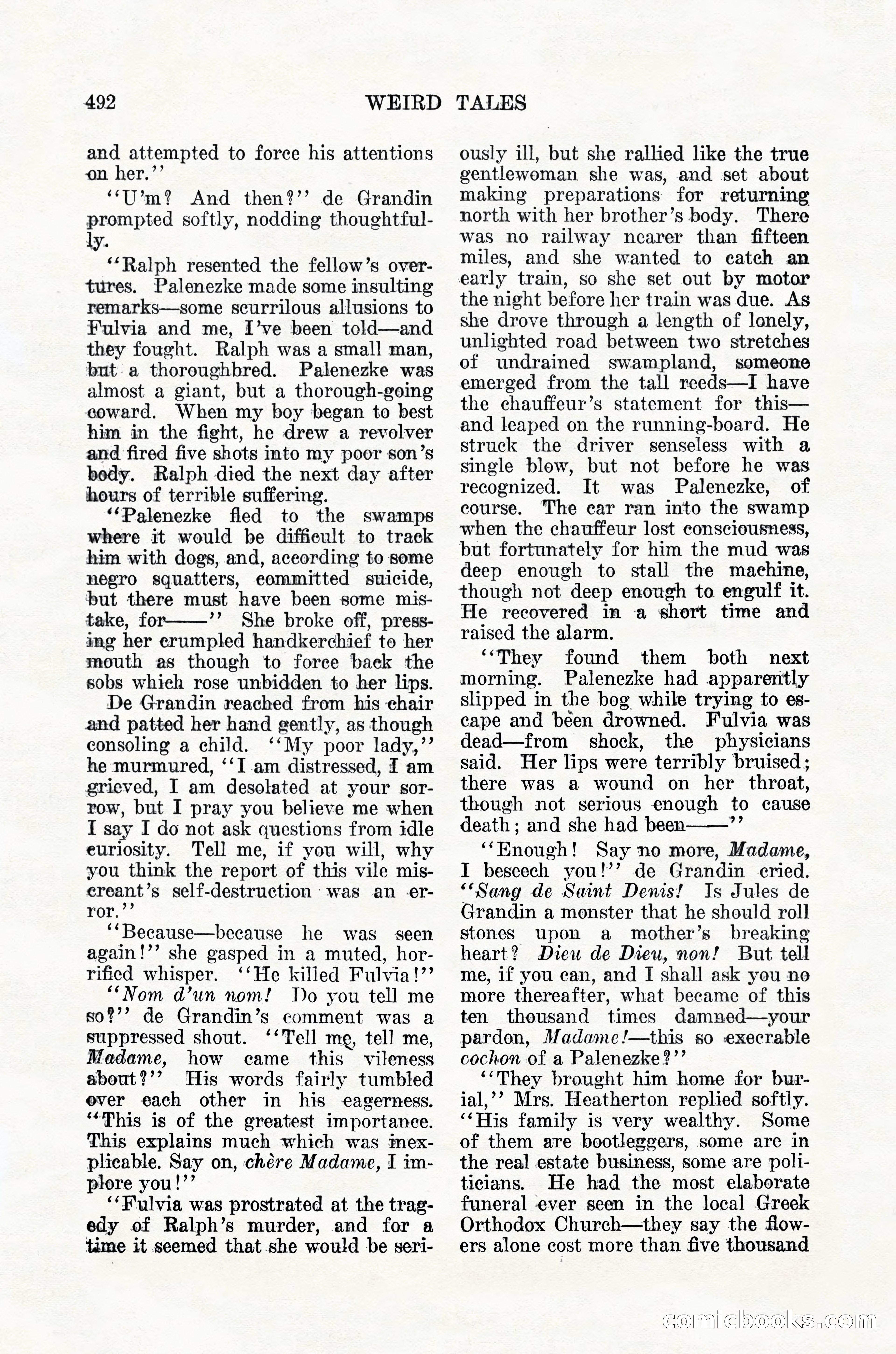 Weird Tales, Vol. 12, No. 4 — page 62 of 148