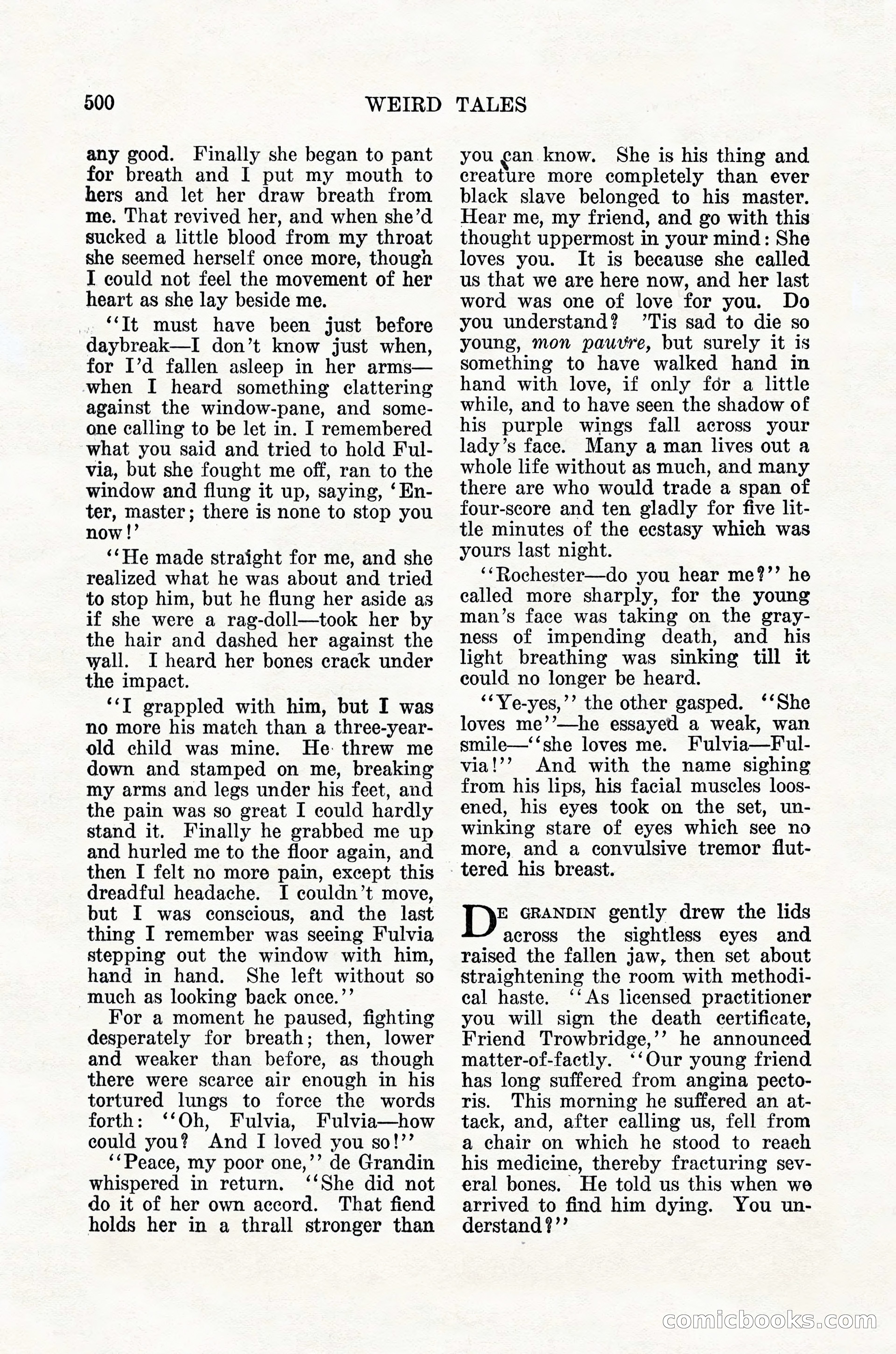 Weird Tales, Vol. 12, No. 4 — page 70 of 148