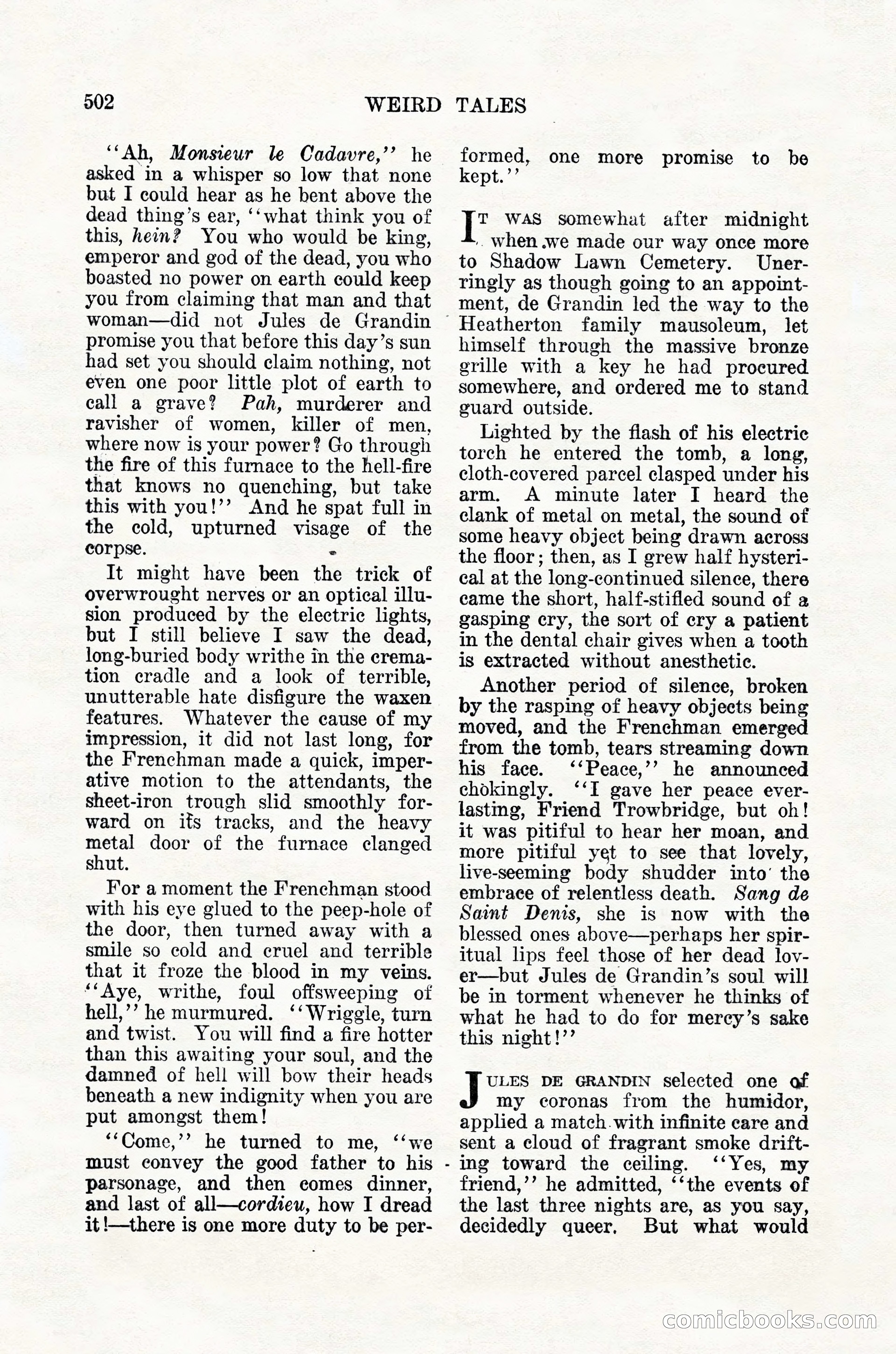 Weird Tales, Vol. 12, No. 4 — page 72 of 148